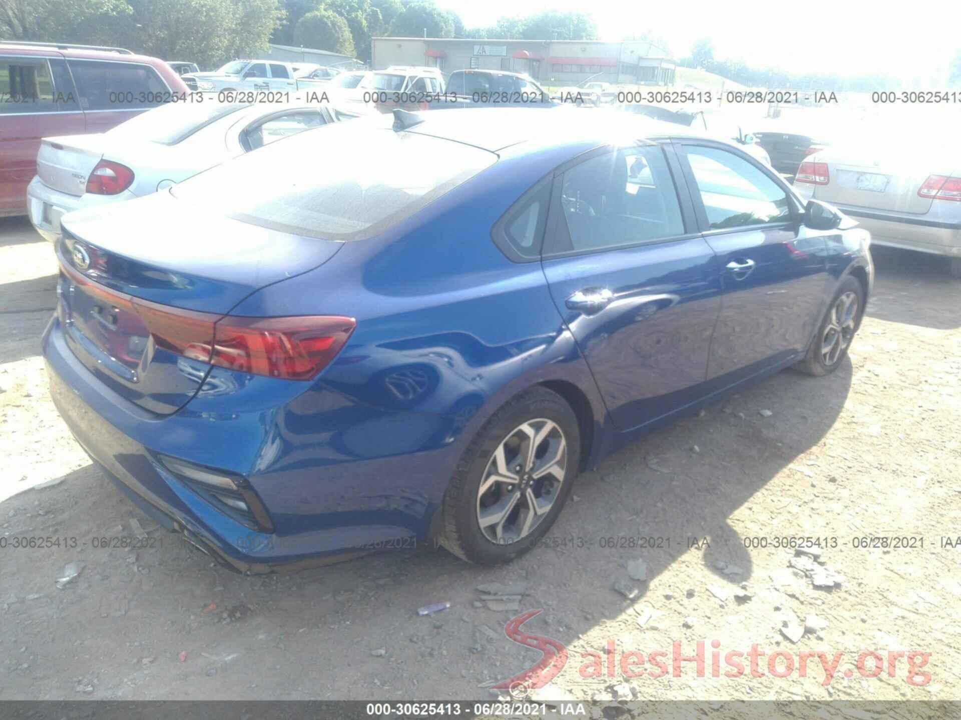 3KPF24AD7LE185852 2020 KIA FORTE