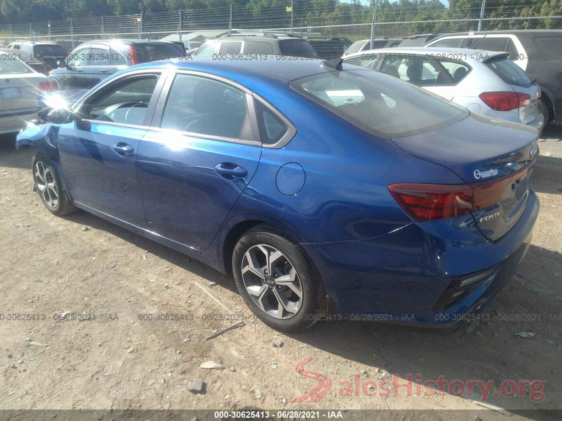 3KPF24AD7LE185852 2020 KIA FORTE