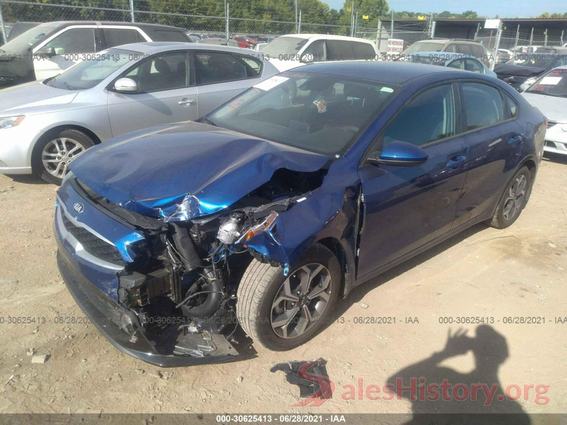 3KPF24AD7LE185852 2020 KIA FORTE