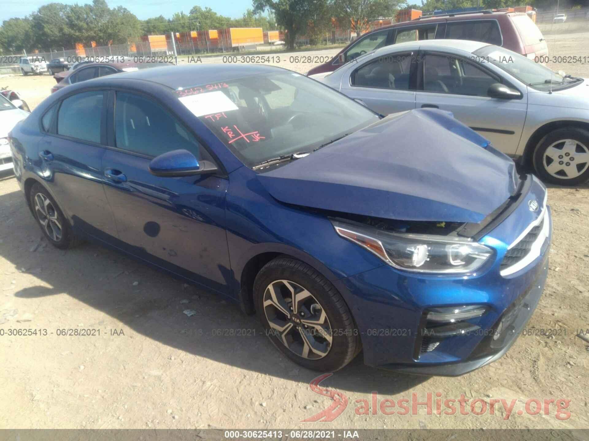 3KPF24AD7LE185852 2020 KIA FORTE