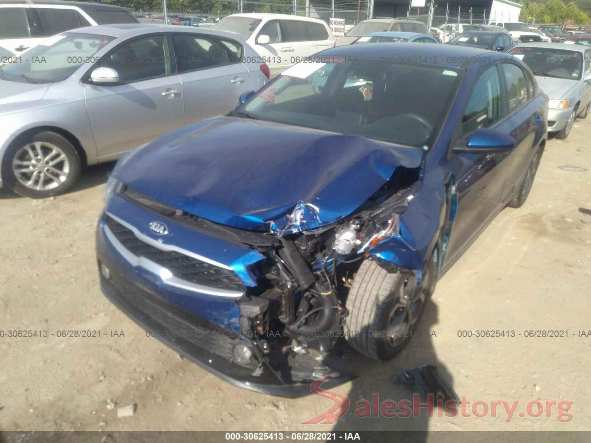 3KPF24AD7LE185852 2020 KIA FORTE