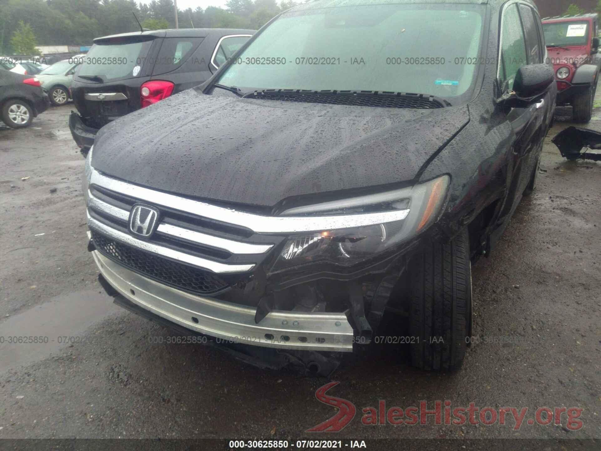 5FNYF6H91GB004836 2016 HONDA PILOT