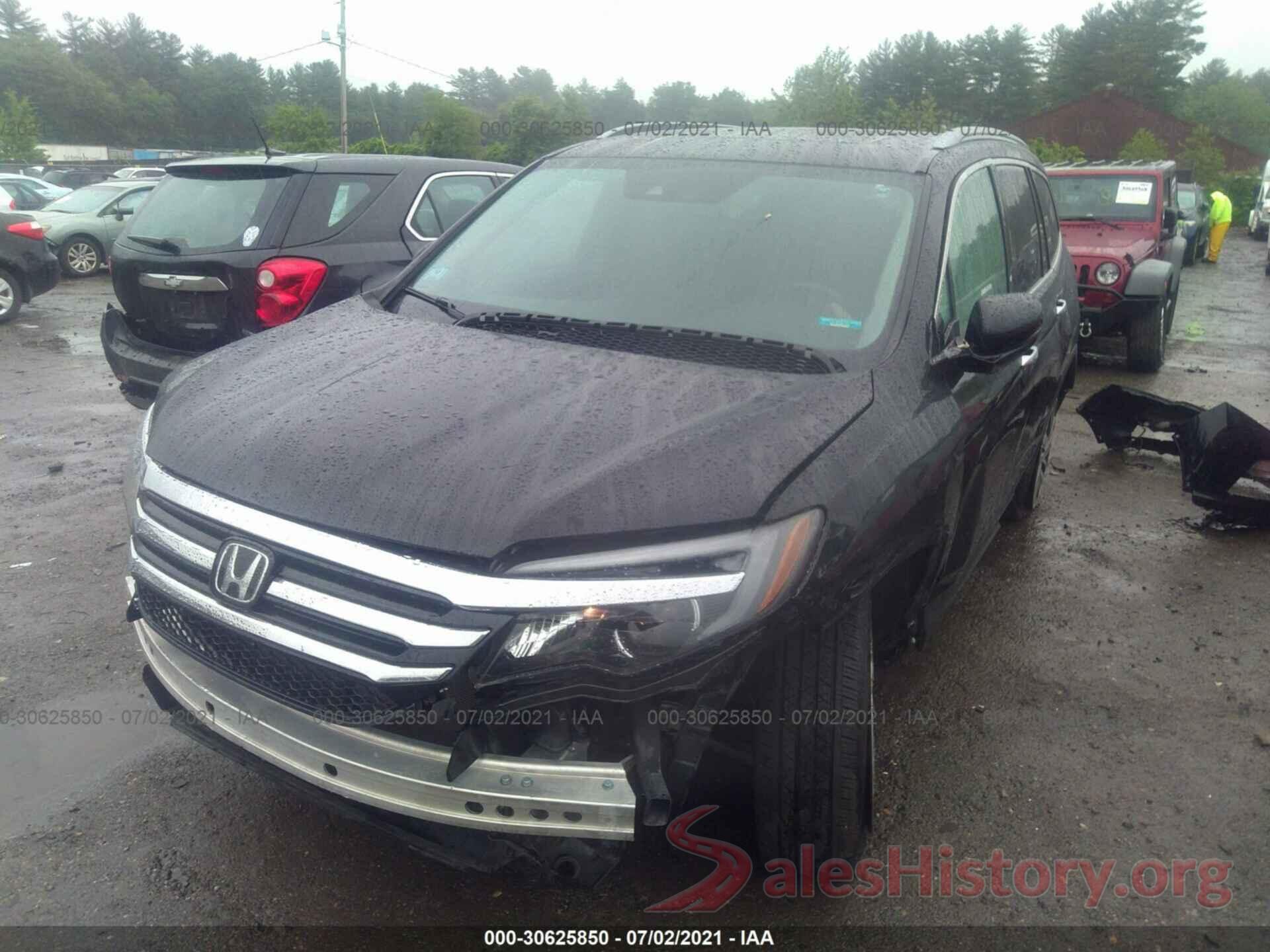 5FNYF6H91GB004836 2016 HONDA PILOT