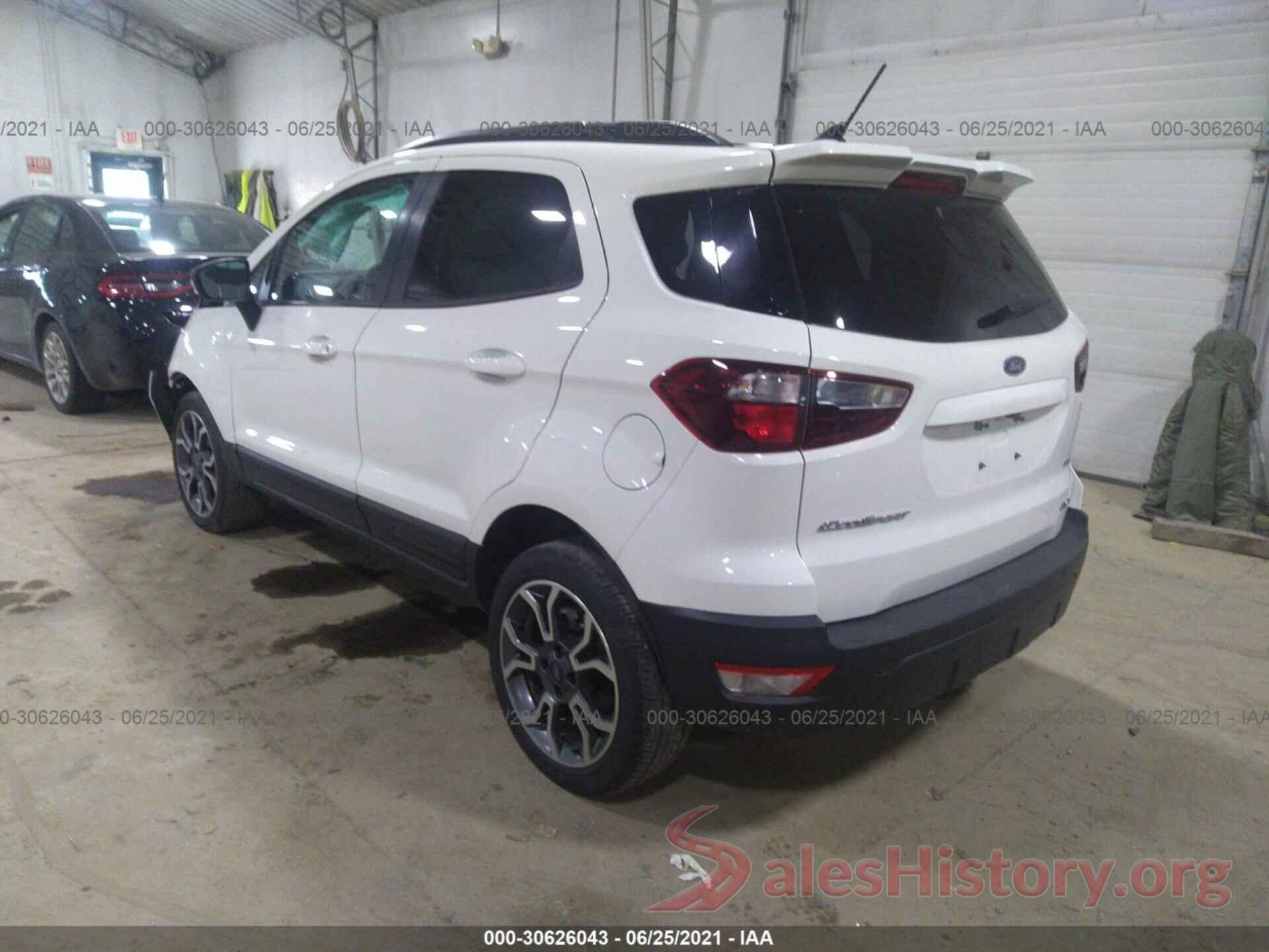 MAJ6S3JL9KC293404 2019 FORD ECOSPORT