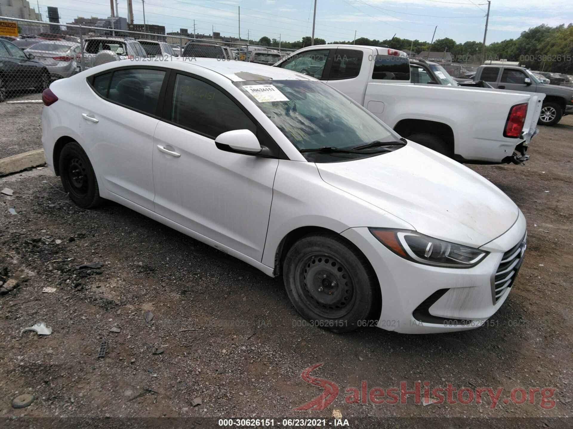 5NPD74LF9HH166164 2017 HYUNDAI ELANTRA