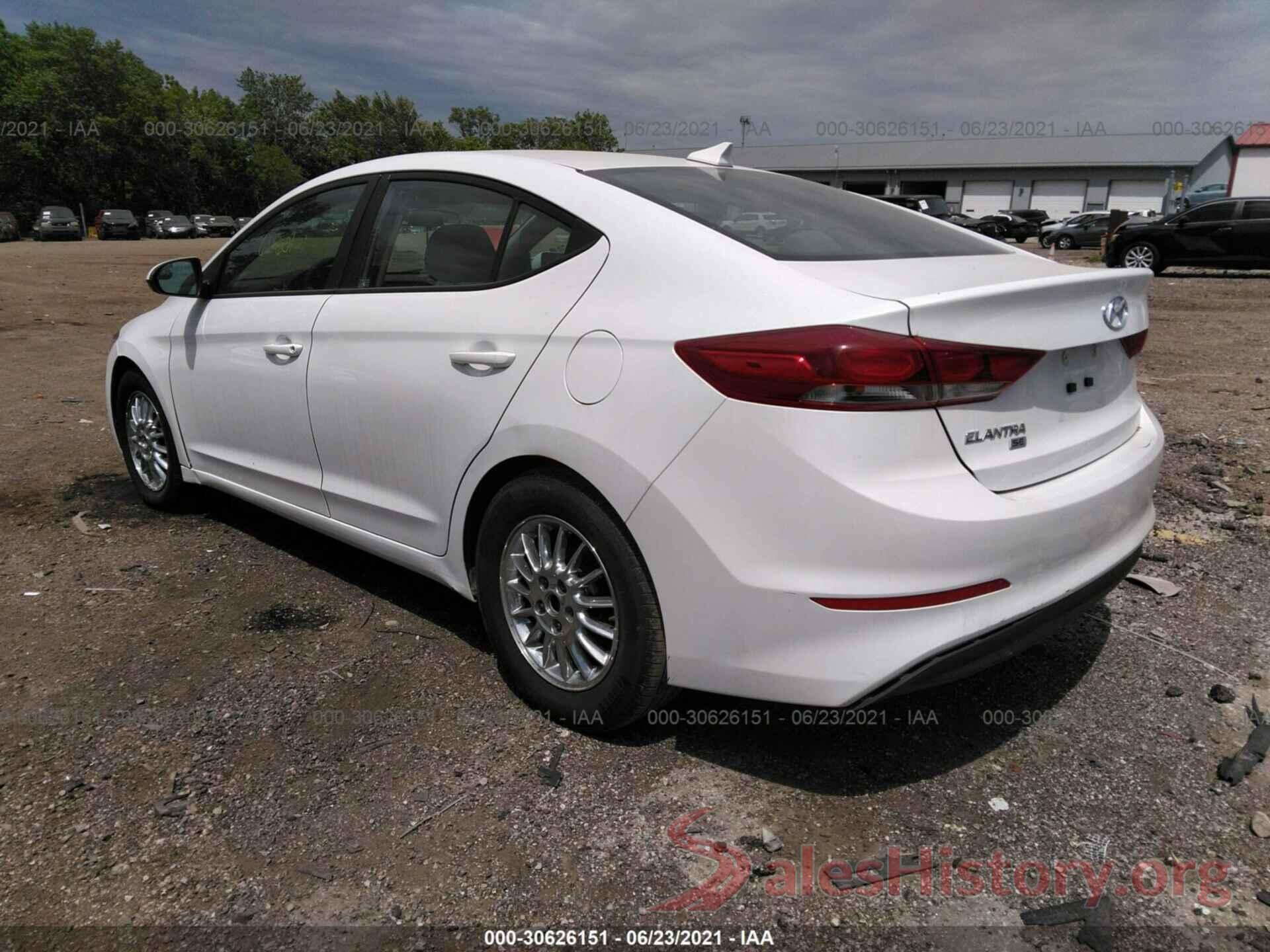 5NPD74LF9HH166164 2017 HYUNDAI ELANTRA