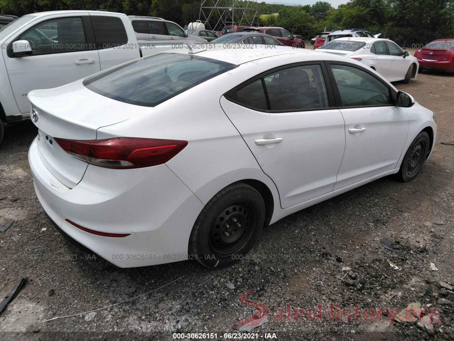 5NPD74LF9HH166164 2017 HYUNDAI ELANTRA