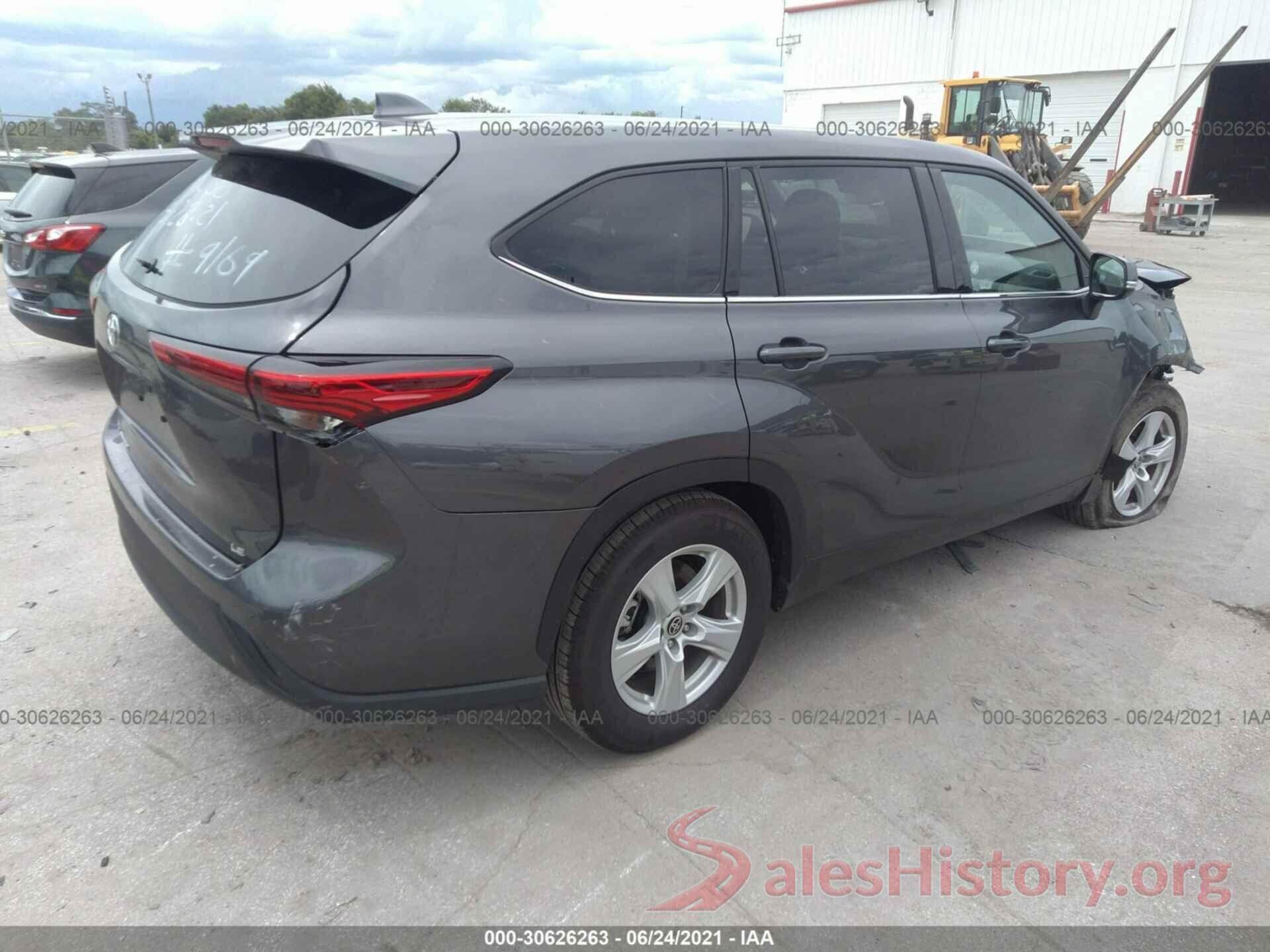 5TDZZRAH8MS526563 2021 TOYOTA HIGHLANDER