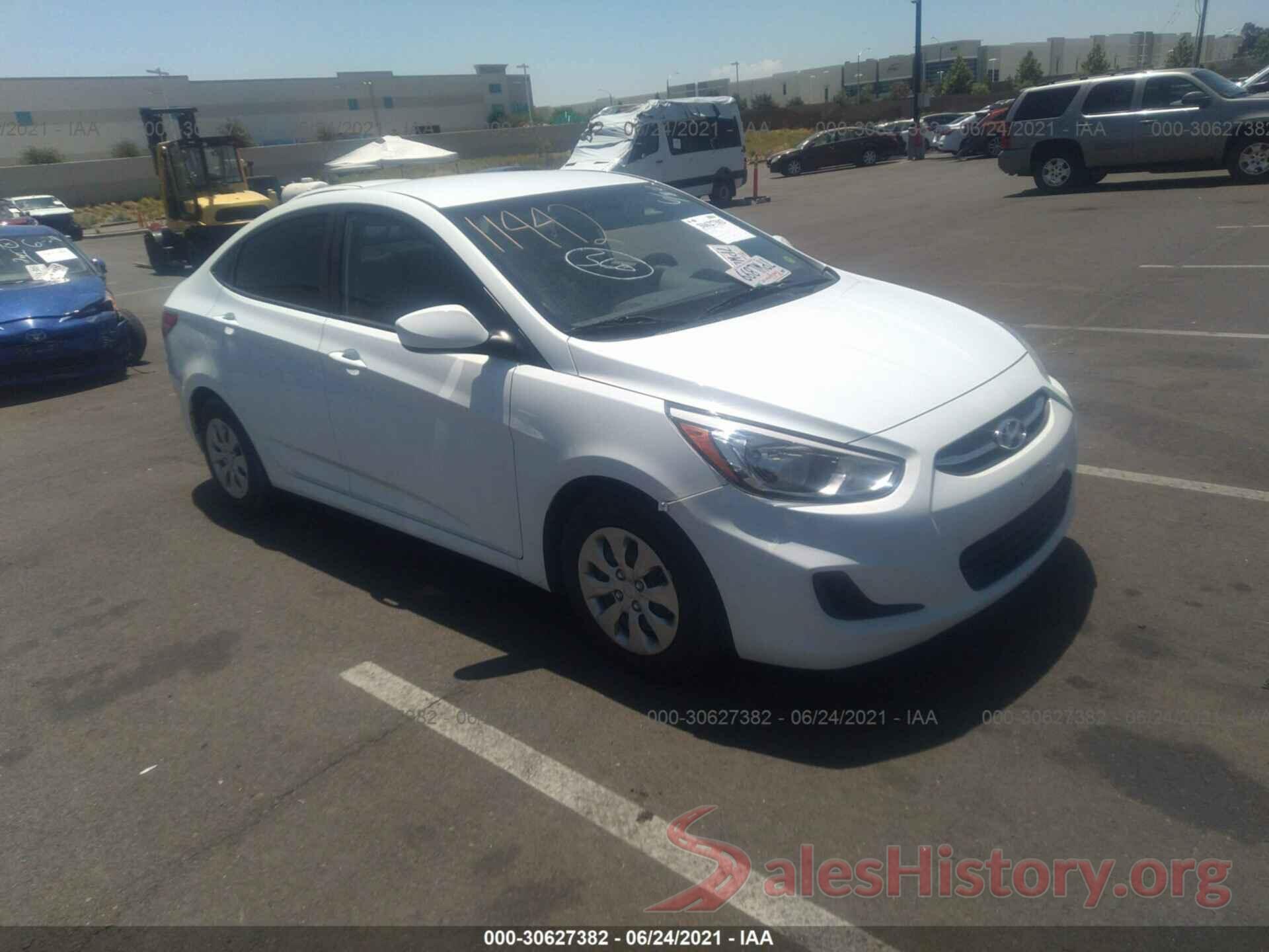 KMHCT4AE5GU944302 2016 HYUNDAI ACCENT