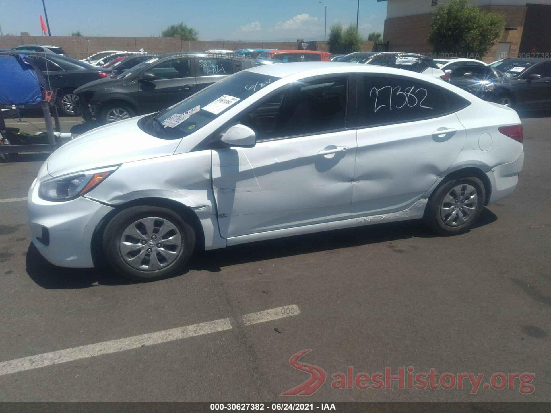 KMHCT4AE5GU944302 2016 HYUNDAI ACCENT