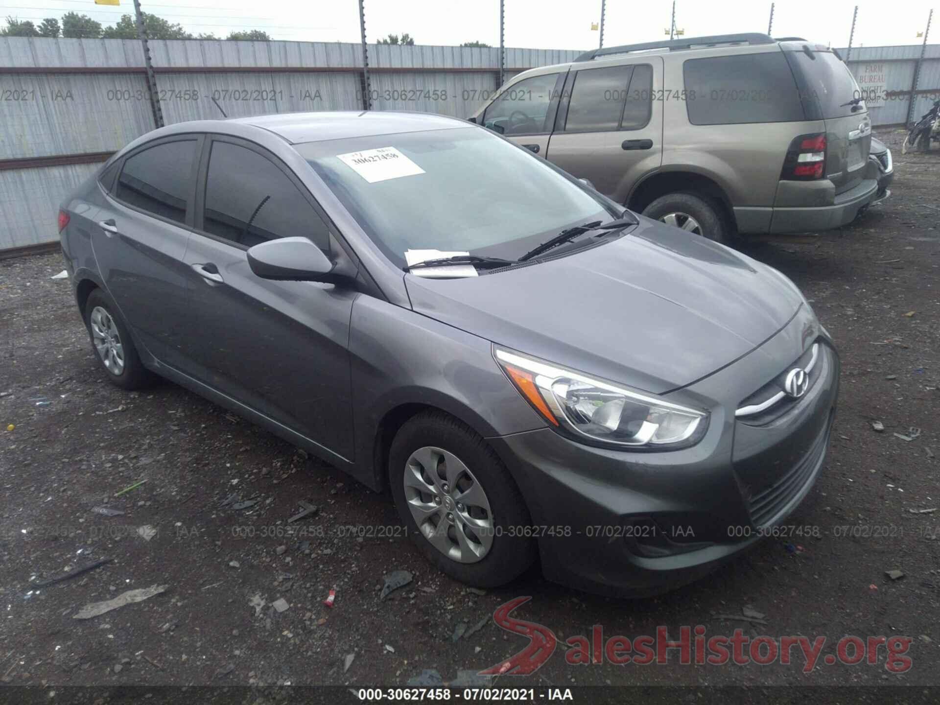 KMHCT4AE3GU093441 2016 HYUNDAI ACCENT