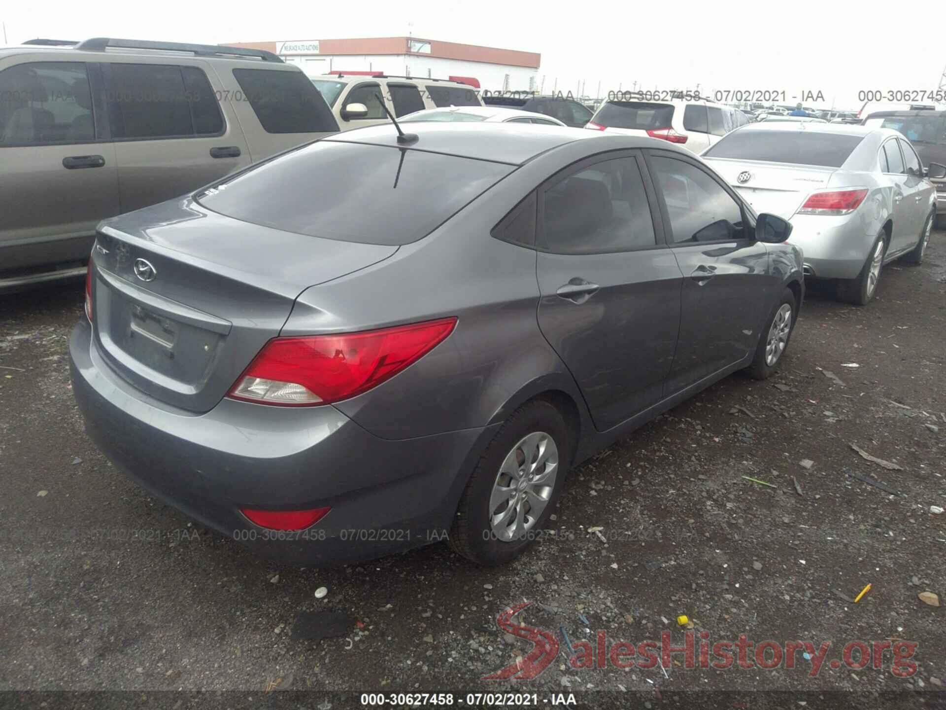 KMHCT4AE3GU093441 2016 HYUNDAI ACCENT