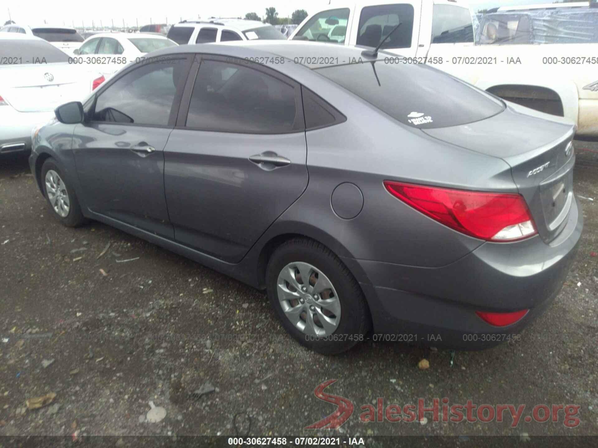 KMHCT4AE3GU093441 2016 HYUNDAI ACCENT