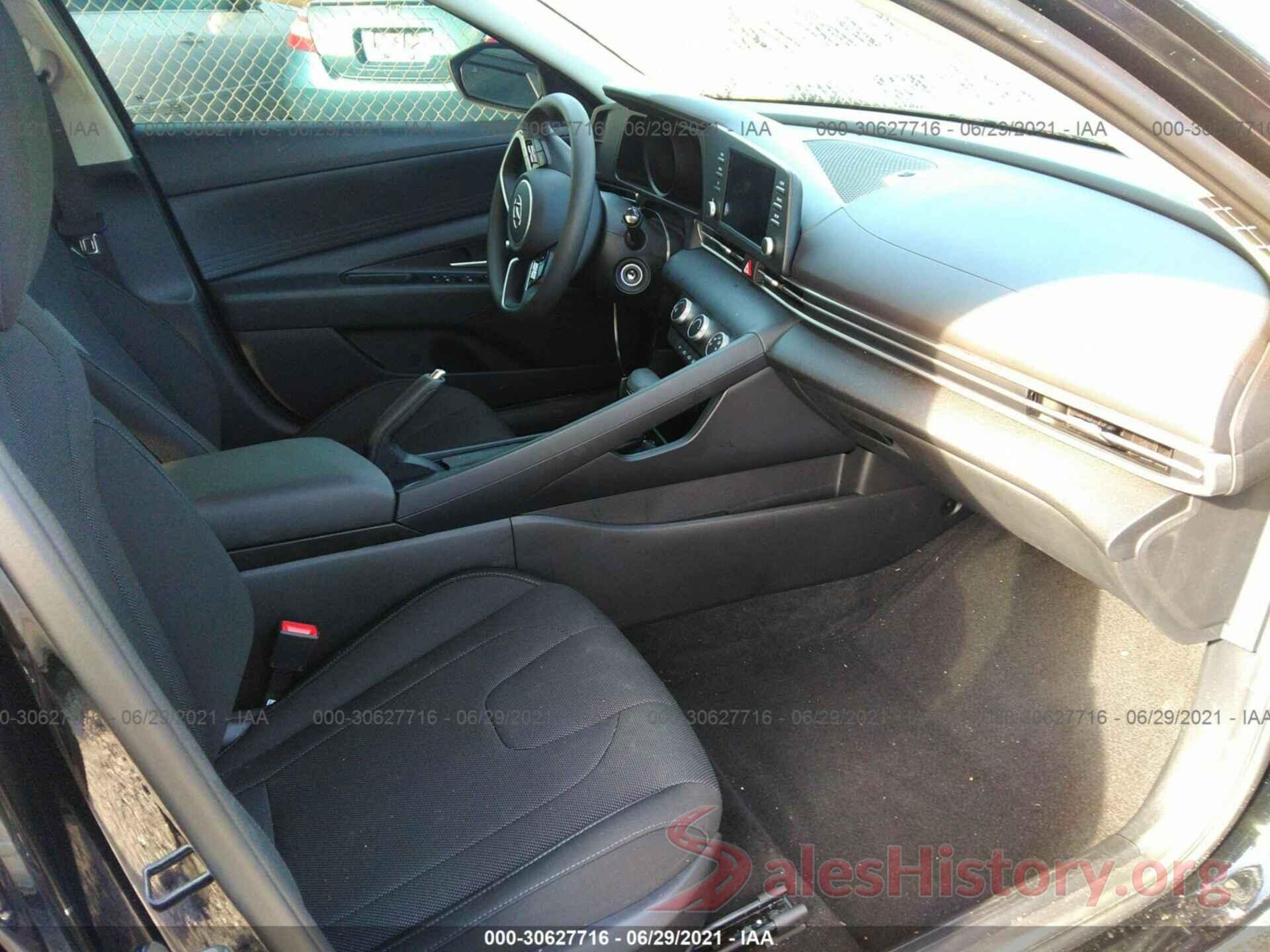 5NPLL4AG5MH041062 2021 HYUNDAI ELANTRA