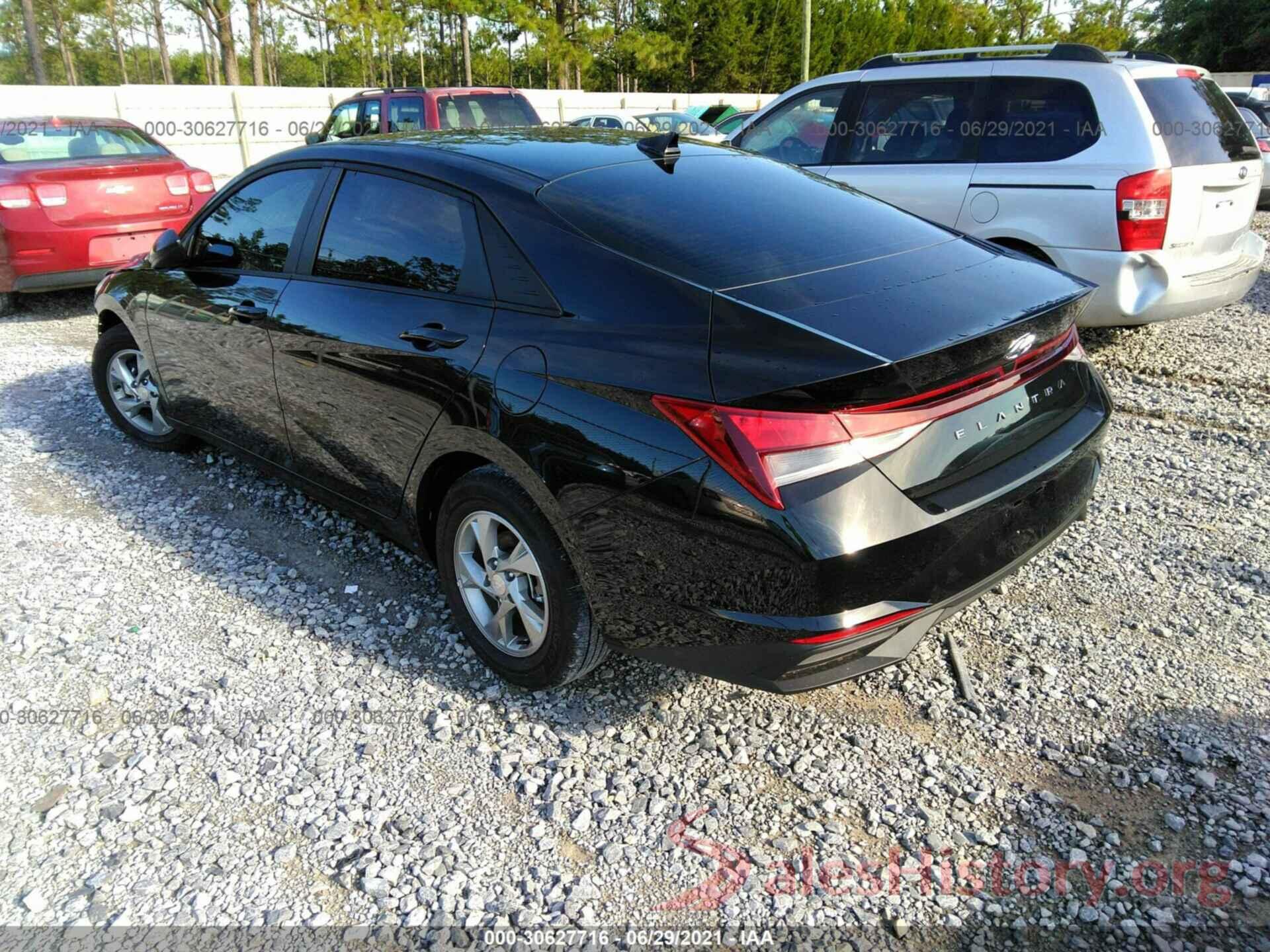 5NPLL4AG5MH041062 2021 HYUNDAI ELANTRA