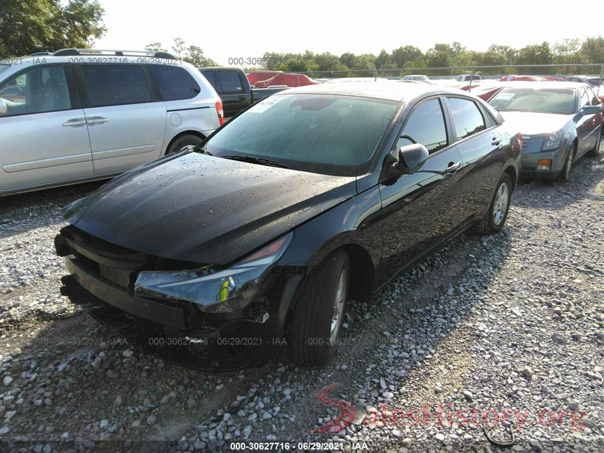 5NPLL4AG5MH041062 2021 HYUNDAI ELANTRA