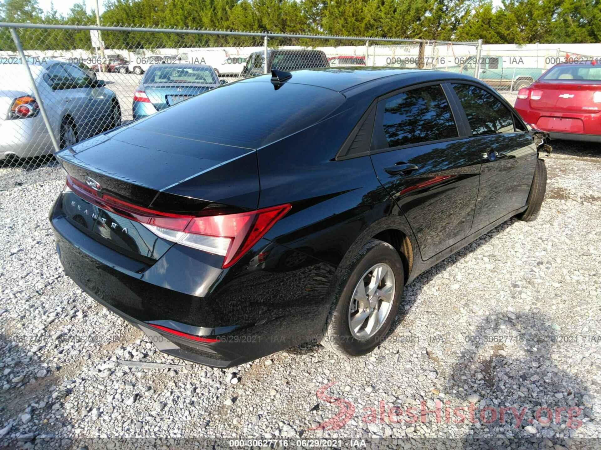 5NPLL4AG5MH041062 2021 HYUNDAI ELANTRA