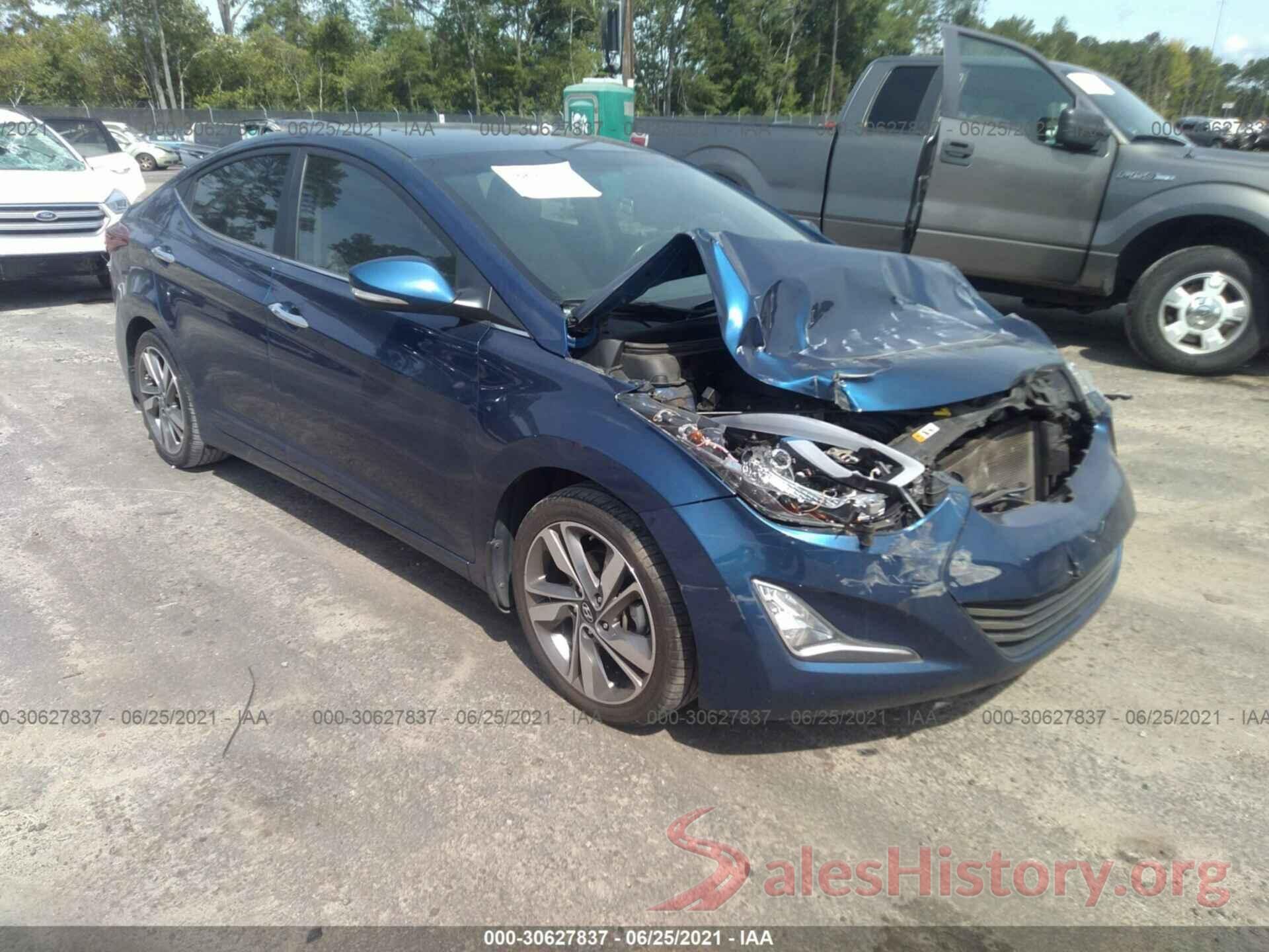 5NPDH4AE9GH796272 2016 HYUNDAI ELANTRA