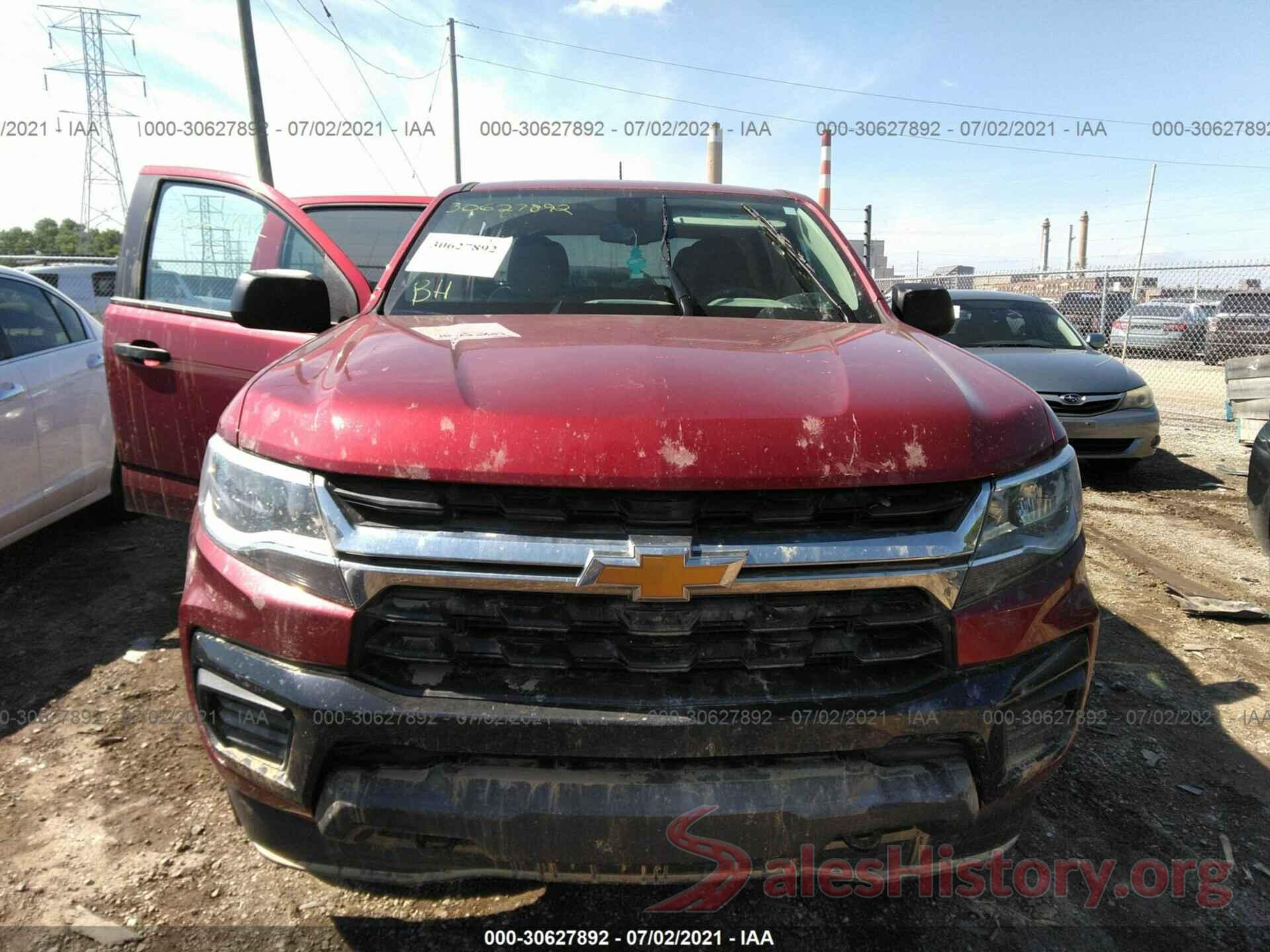 1GCGTBEN1M1109752 2021 CHEVROLET COLORADO