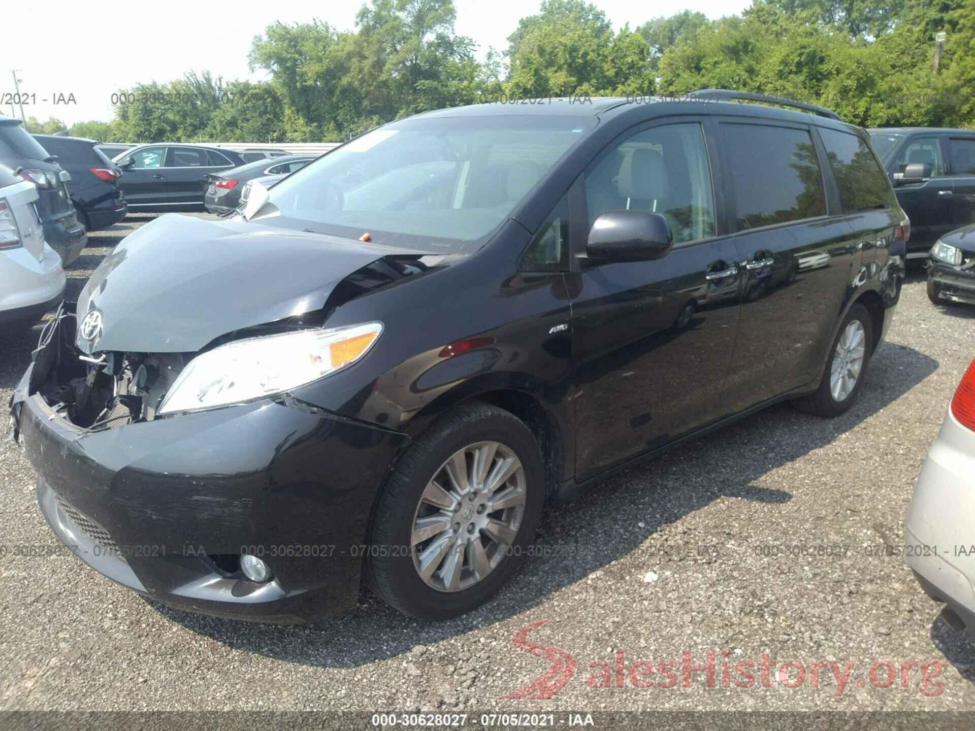 5TDDK3DC4GS140223 2016 TOYOTA SIENNA