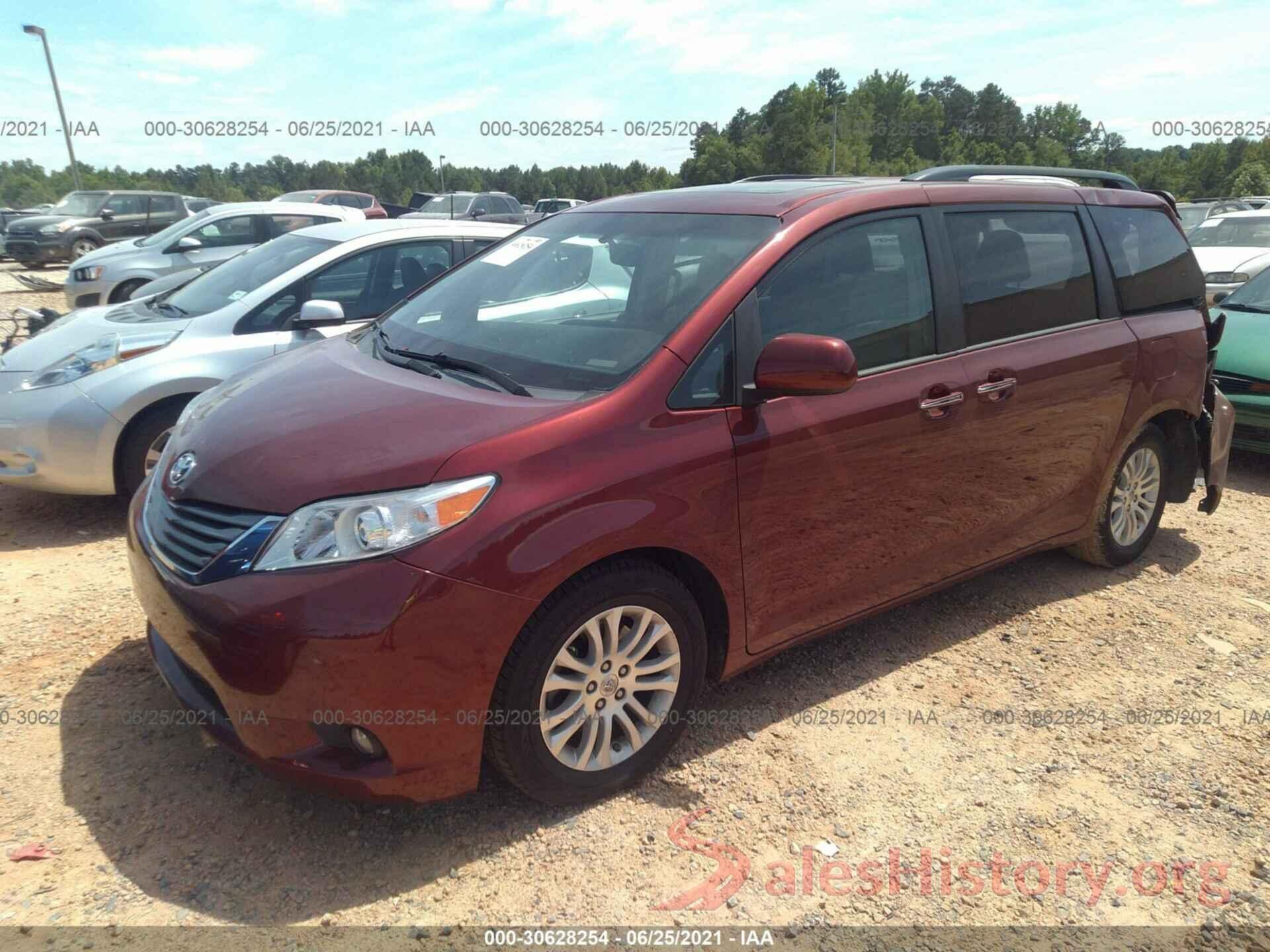 5TDYK3DC8GS697024 2016 TOYOTA SIENNA