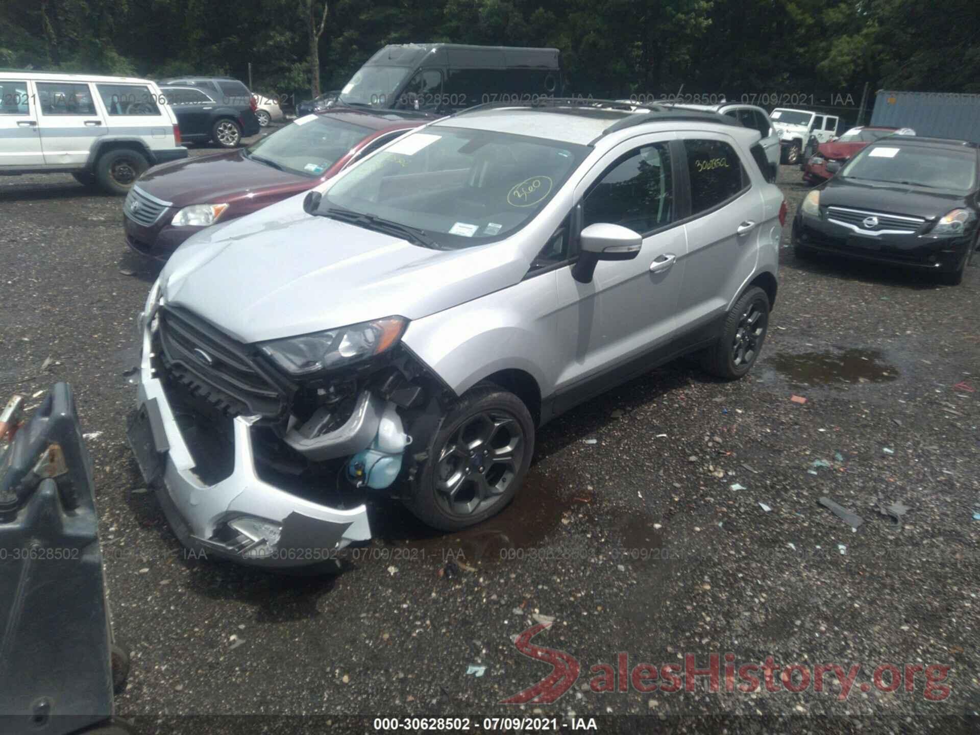 MAJ6P1CL3JC165743 2018 FORD ECOSPORT