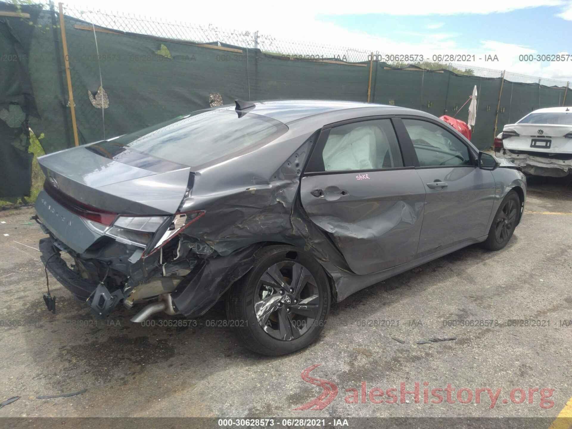 KMHLS4AG0MU096166 2021 HYUNDAI ELANTRA