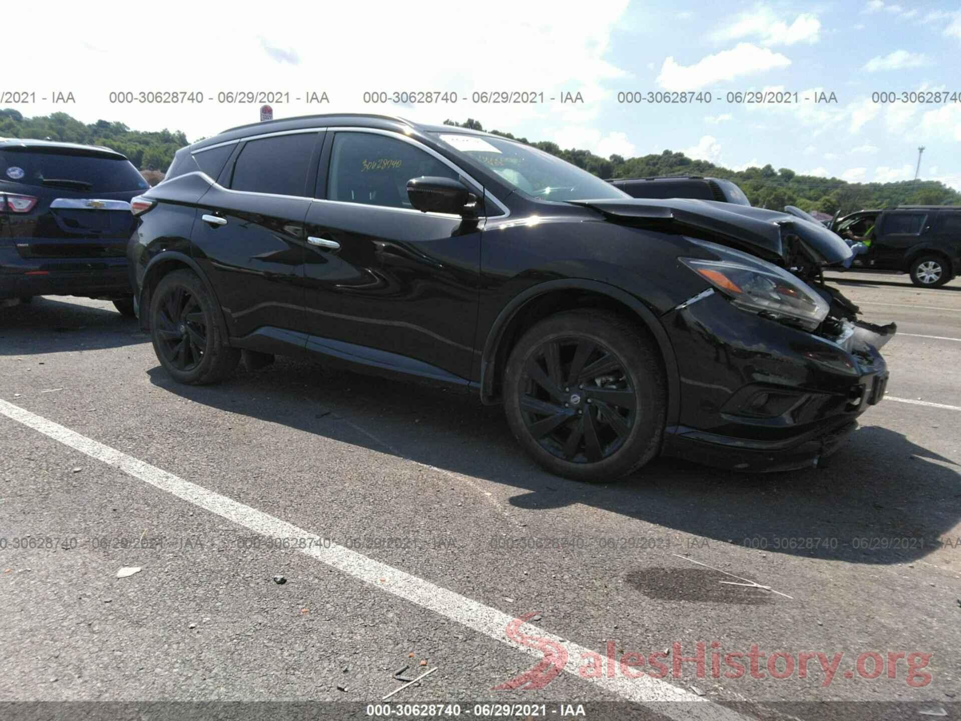 5N1AZ2MH5JN114419 2018 NISSAN MURANO