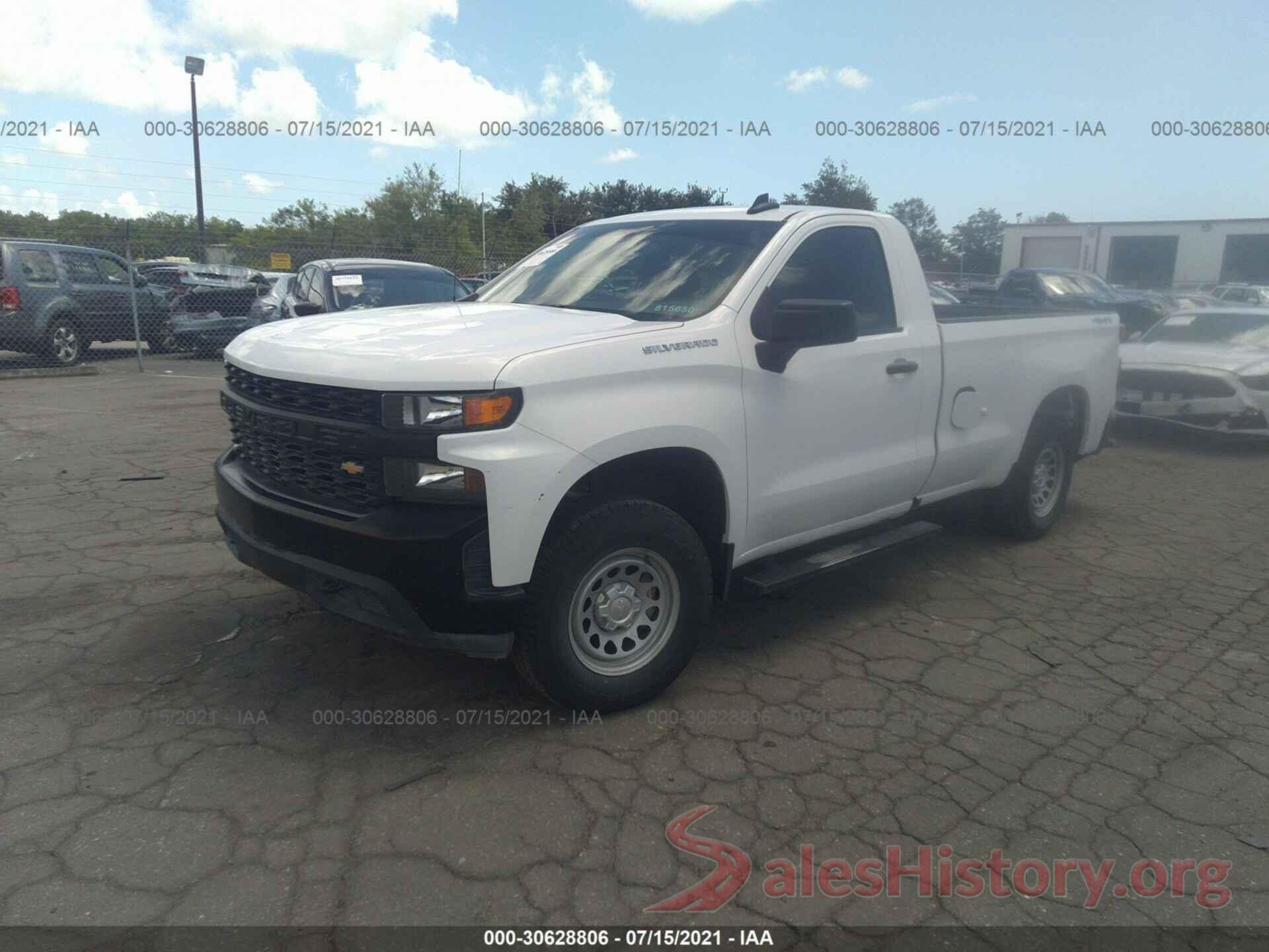 3GCNYAEH2KG191017 2019 CHEVROLET SILVERADO 1500