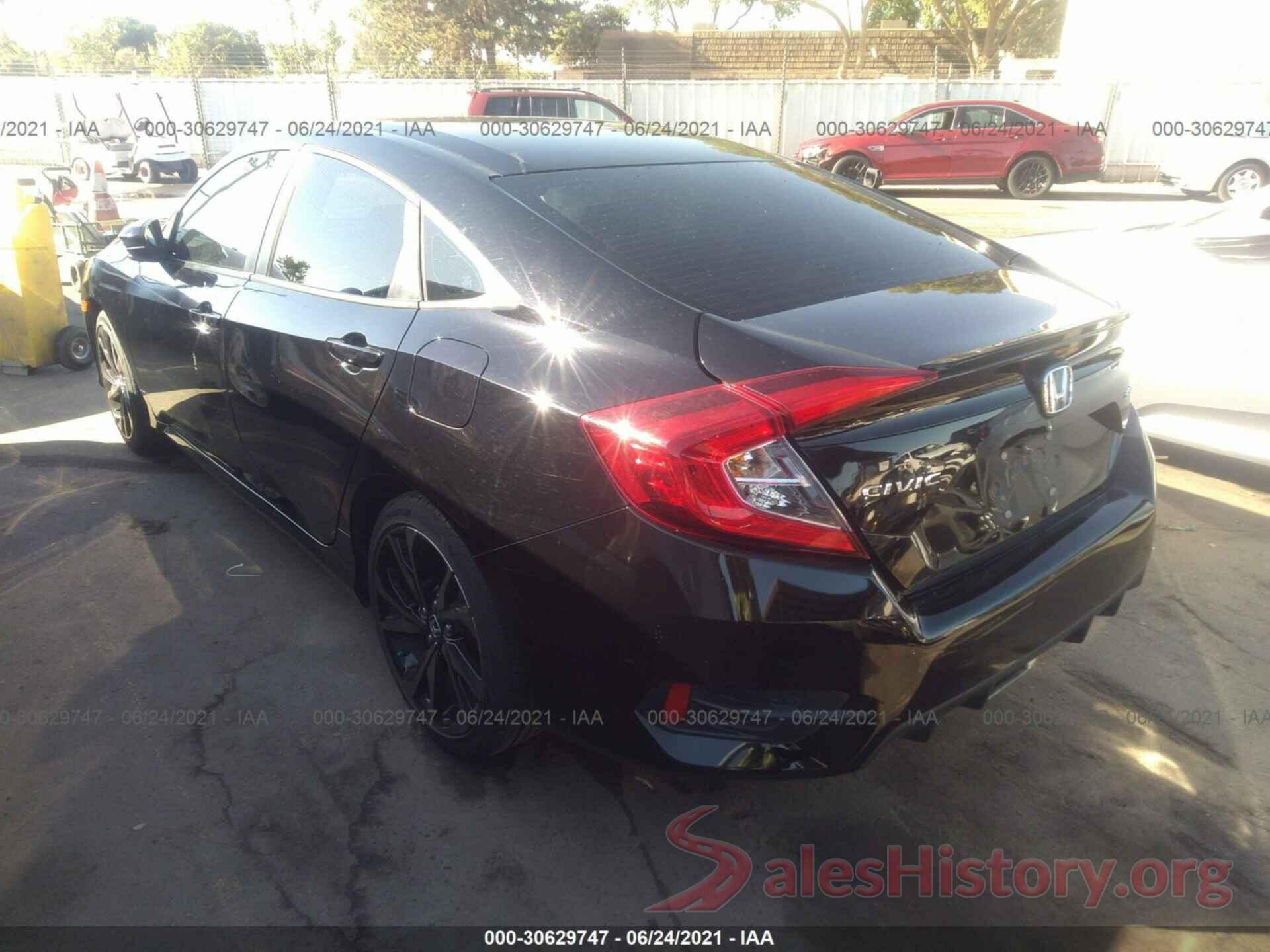 2HGFC2F87KH529343 2019 HONDA CIVIC SEDAN