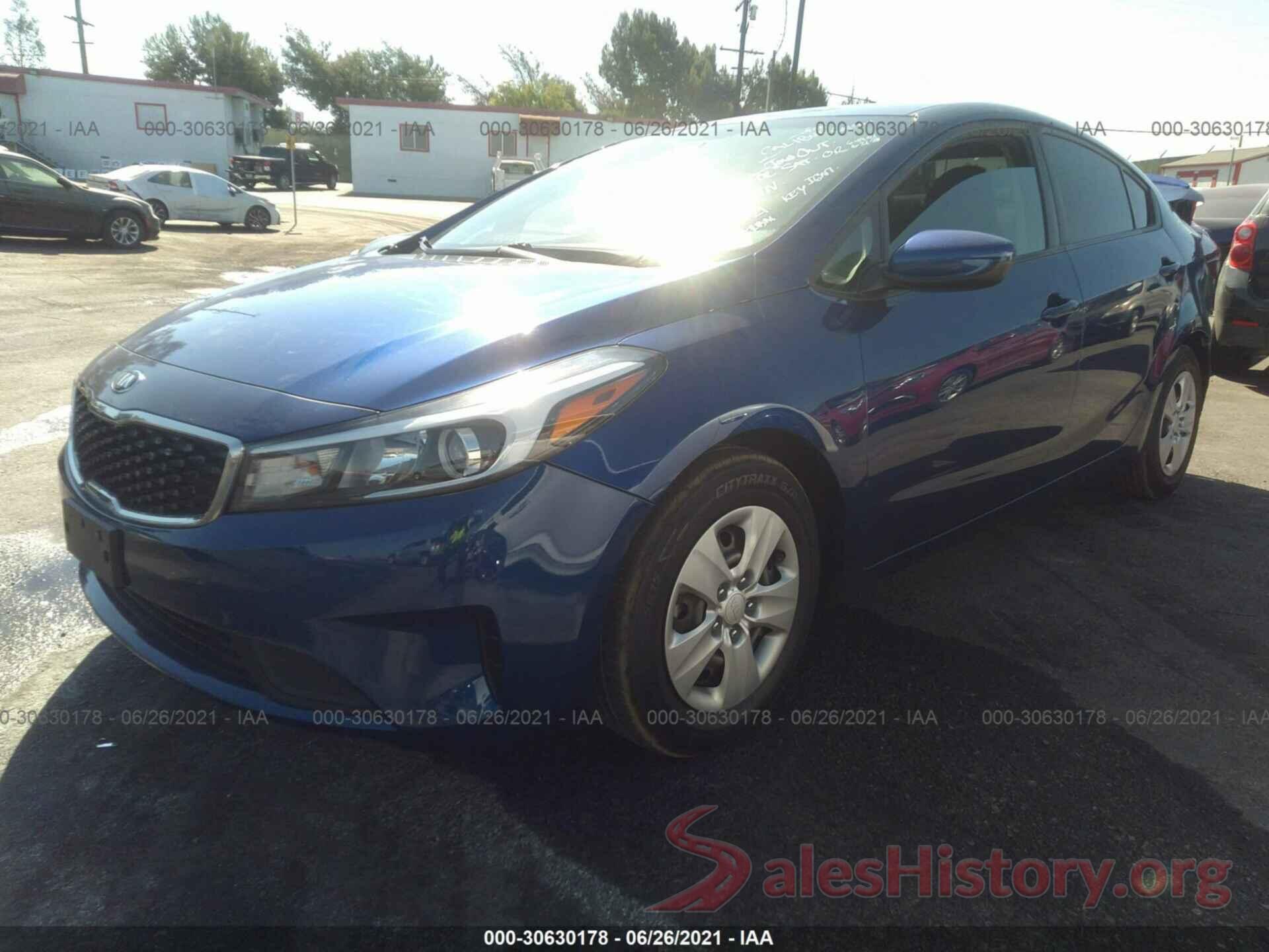 3KPFK4A72JE212124 2018 KIA FORTE