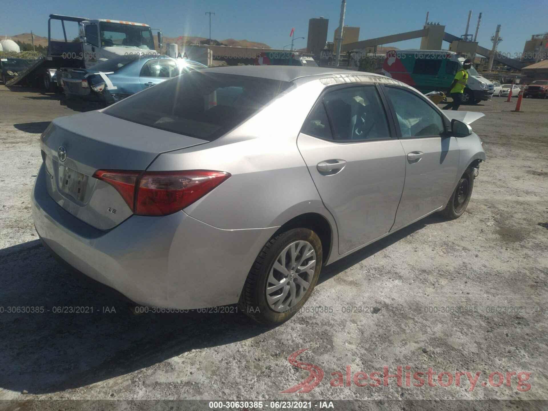 2T1BURHE5JC005283 2018 TOYOTA COROLLA