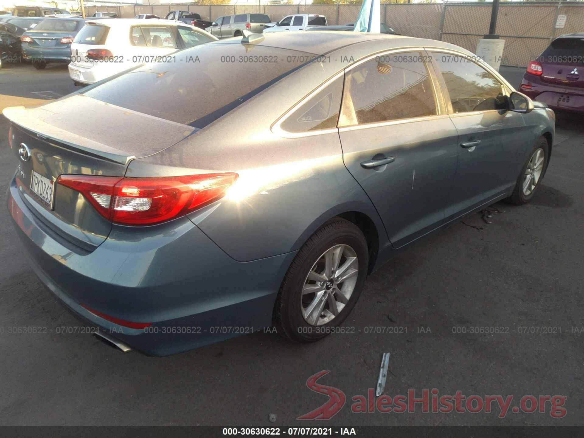 5NPE24AFXGH276872 2016 HYUNDAI SONATA