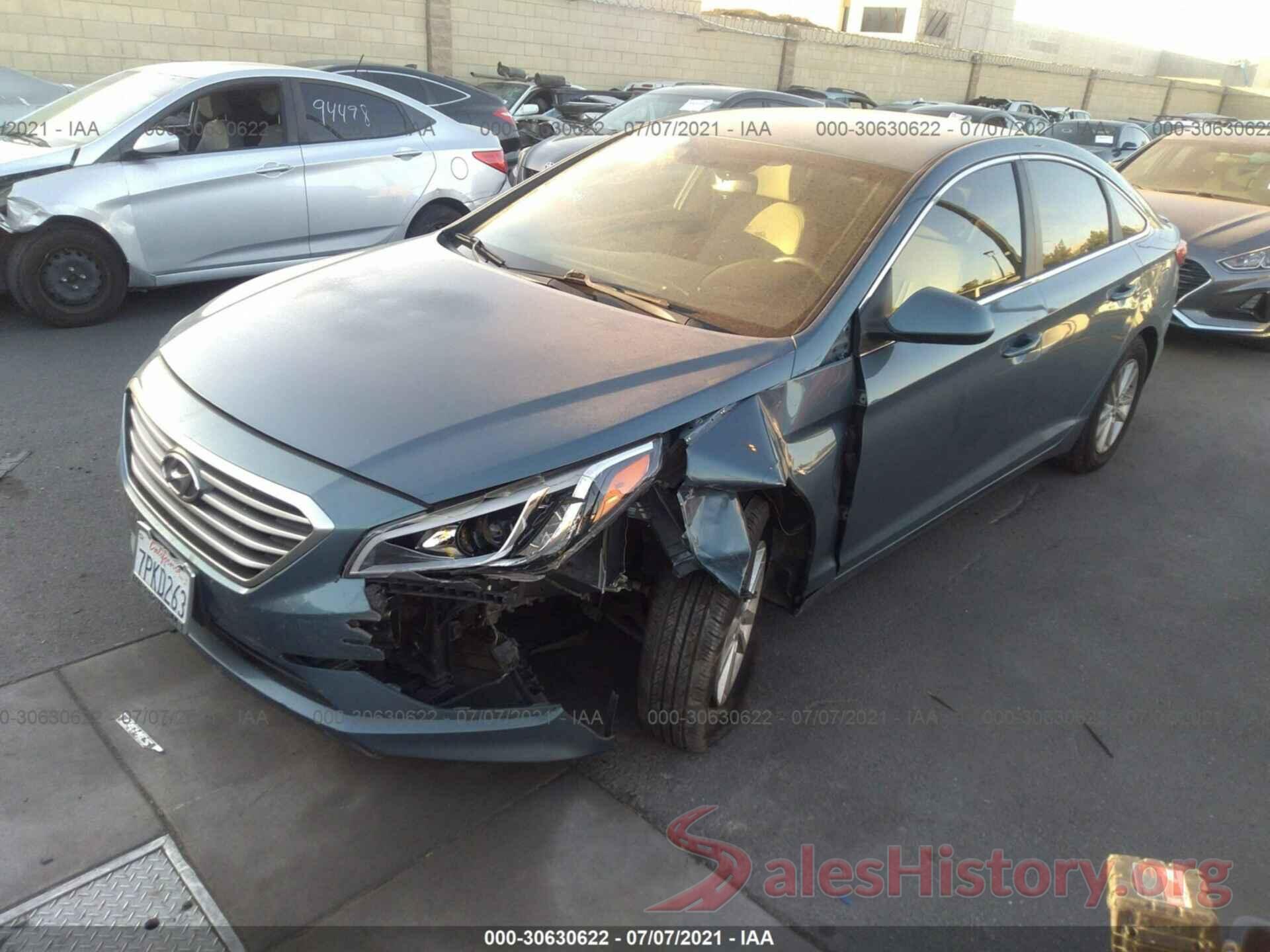 5NPE24AFXGH276872 2016 HYUNDAI SONATA