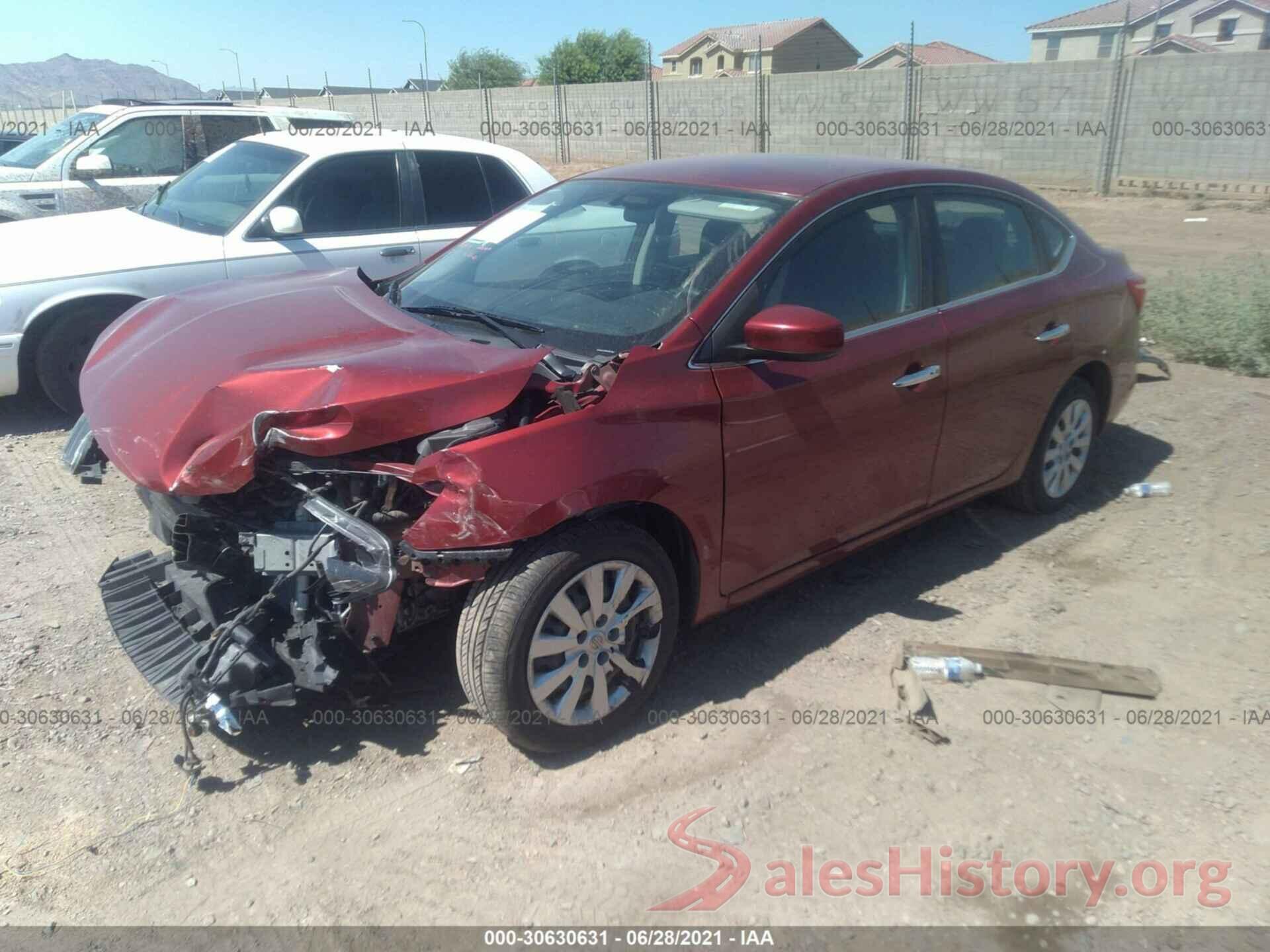 3N1AB7AP9HL661353 2017 NISSAN SENTRA