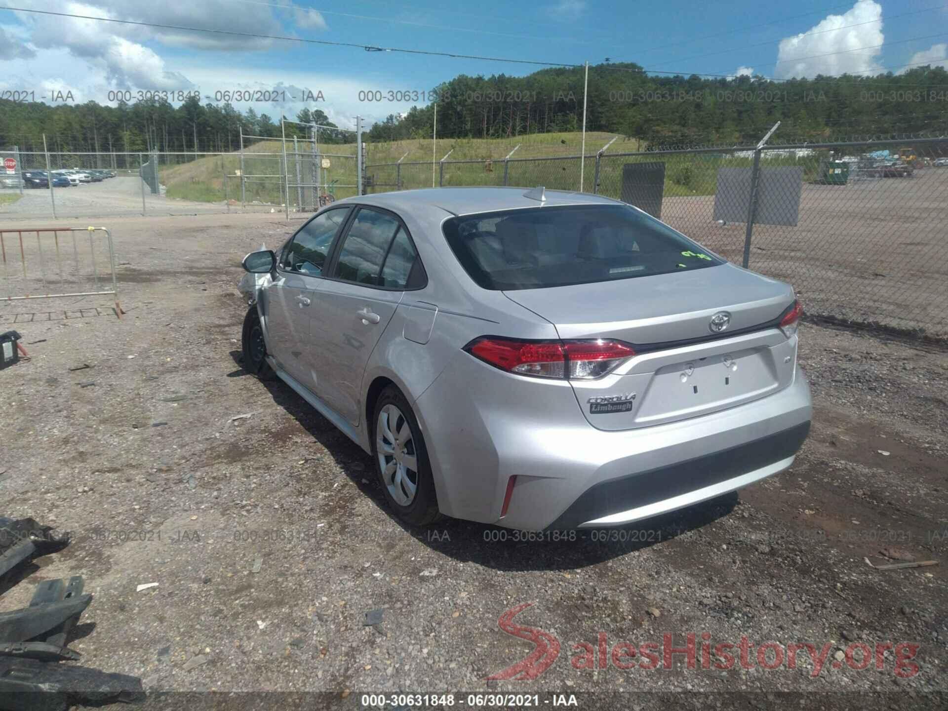 5YFEPRAE7LP089222 2020 TOYOTA COROLLA