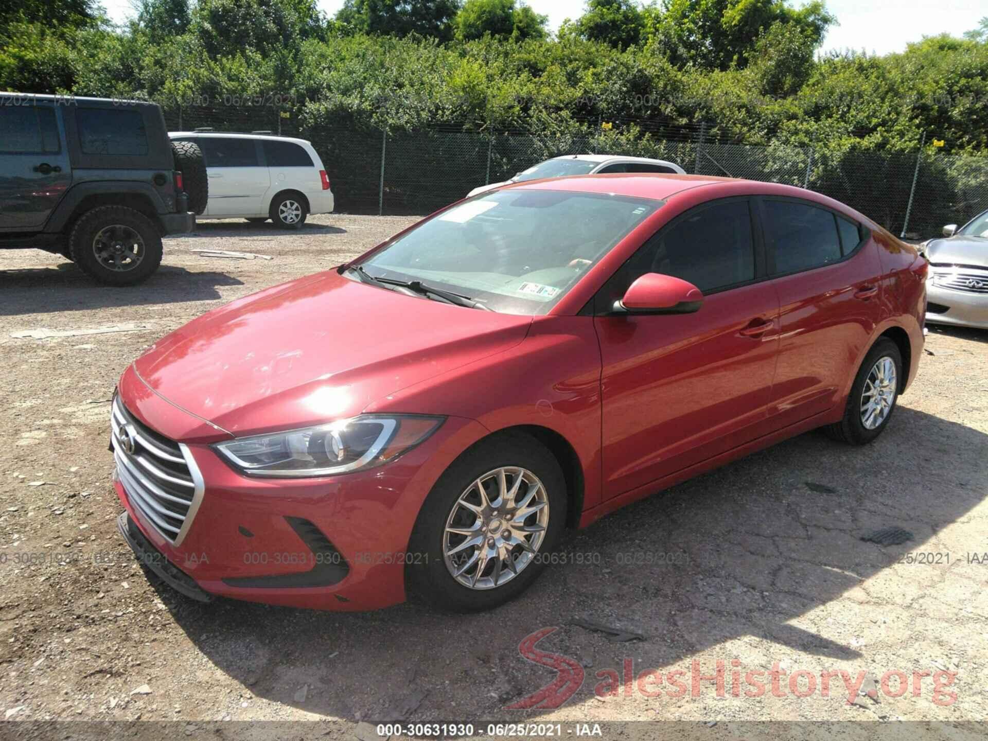 5NPD74LF8HH116758 2017 HYUNDAI ELANTRA