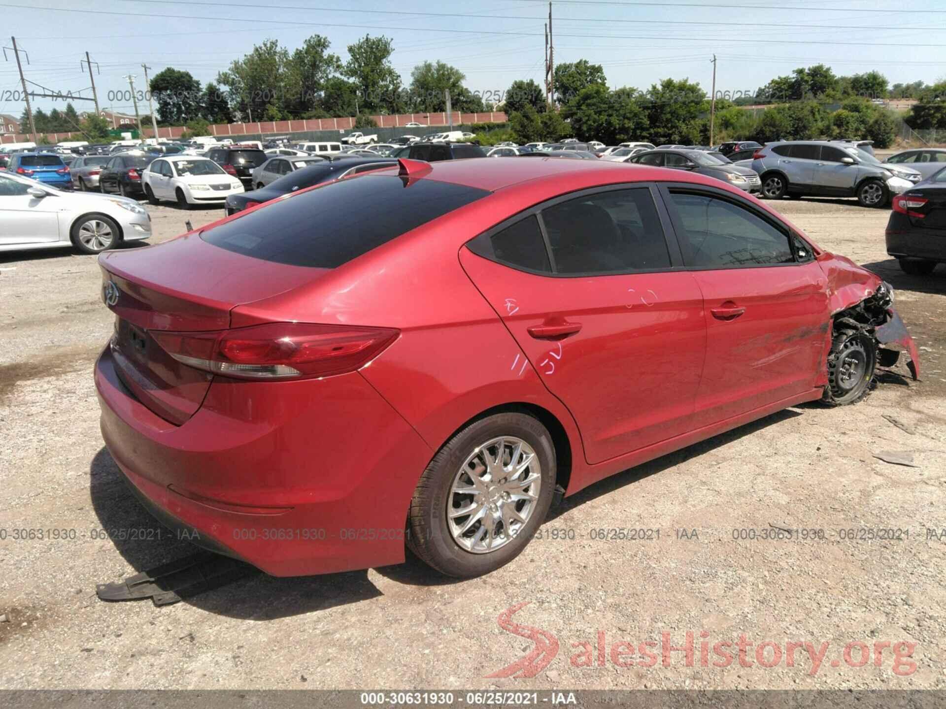 5NPD74LF8HH116758 2017 HYUNDAI ELANTRA