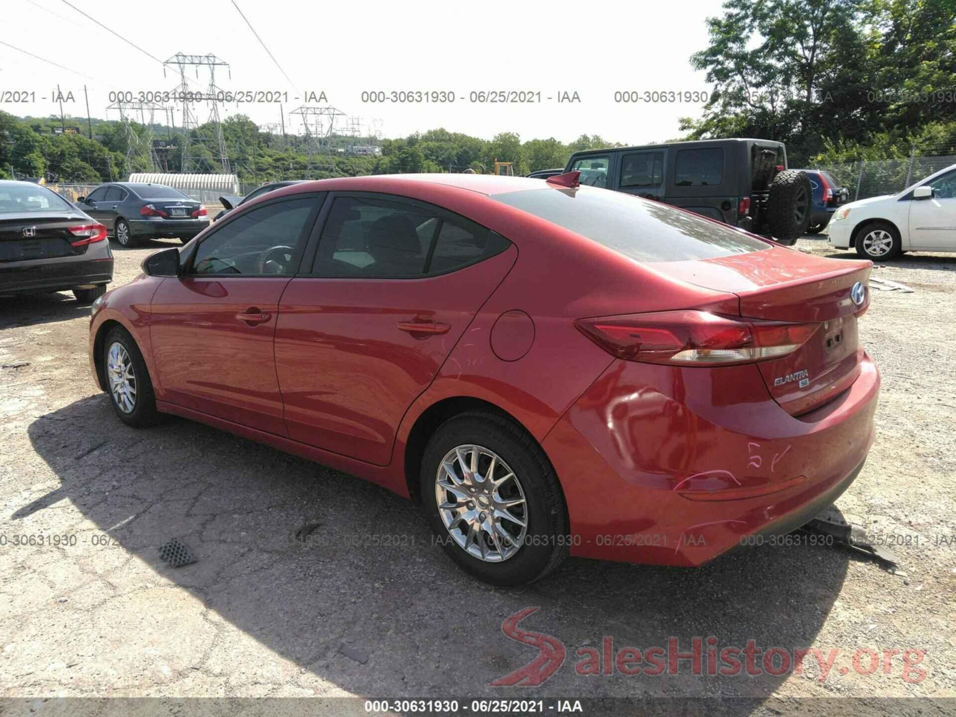 5NPD74LF8HH116758 2017 HYUNDAI ELANTRA