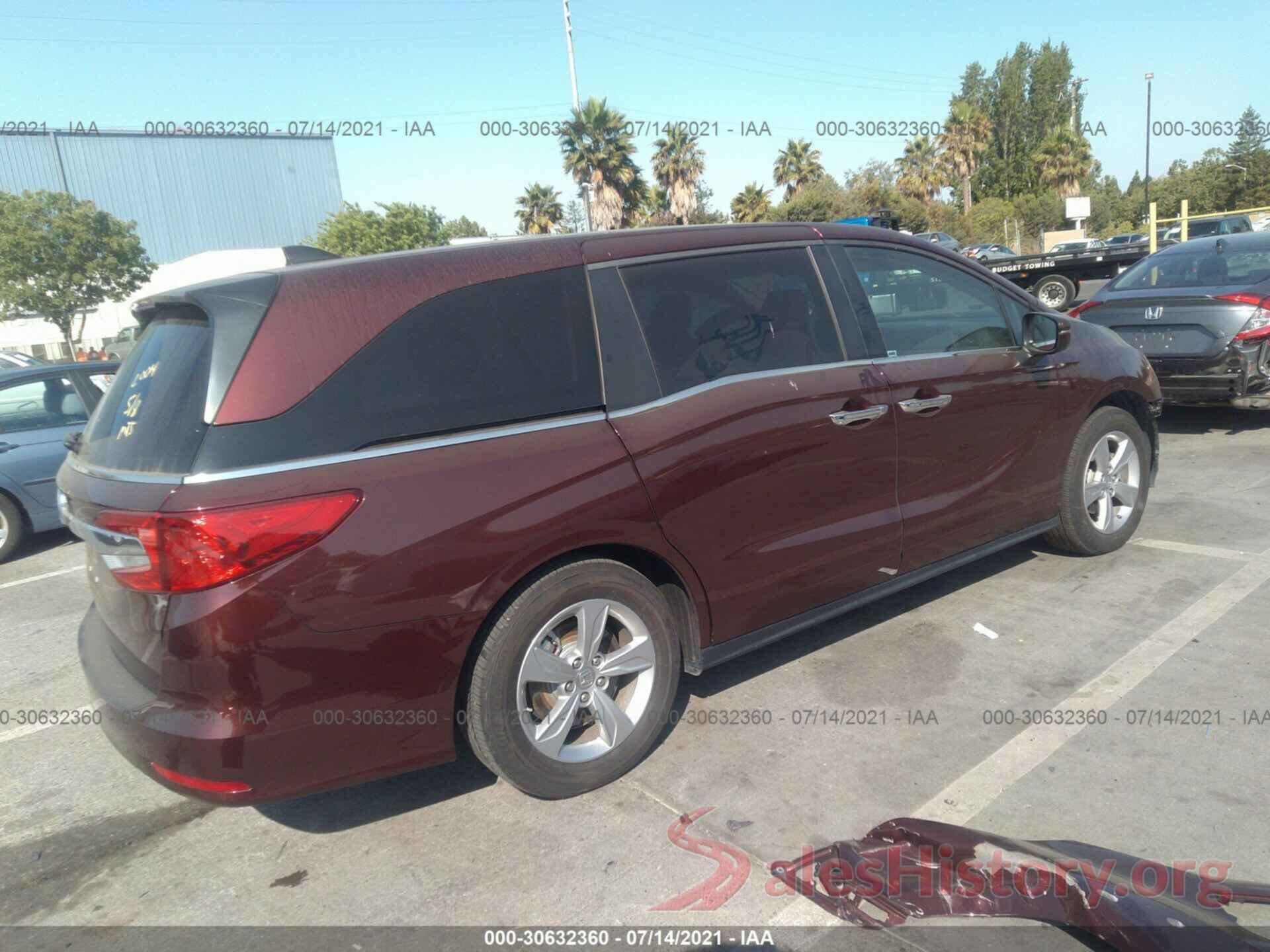 5FNRL6H72KB103122 2019 HONDA ODYSSEY