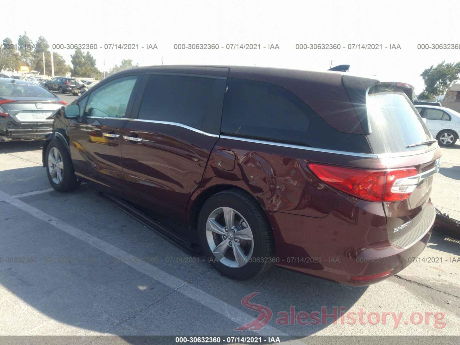 5FNRL6H72KB103122 2019 HONDA ODYSSEY