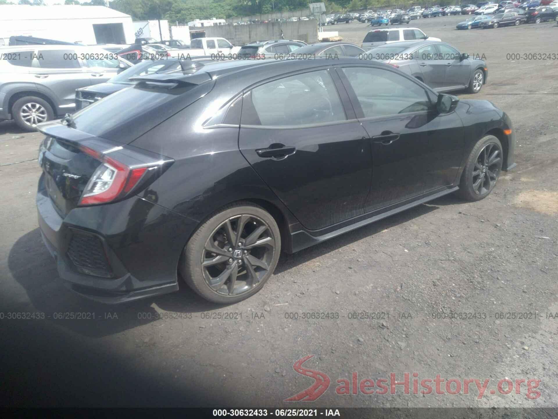 SHHFK7H49HU429346 2017 HONDA CIVIC HATCHBACK