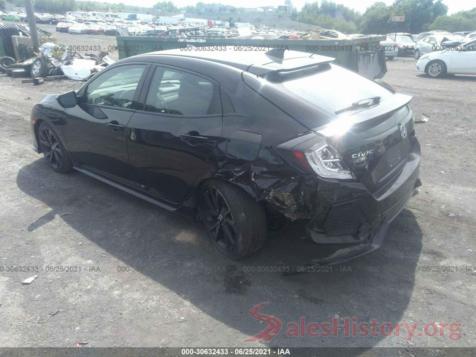 SHHFK7H49HU429346 2017 HONDA CIVIC HATCHBACK