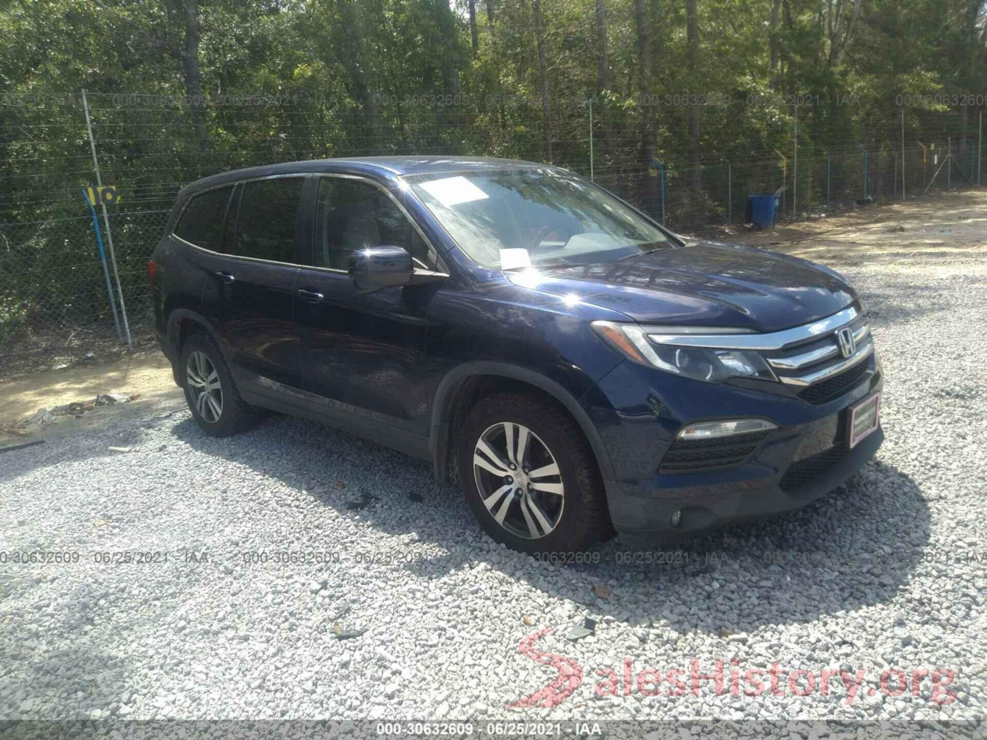 5FNYF6H34GB111925 2016 HONDA PILOT