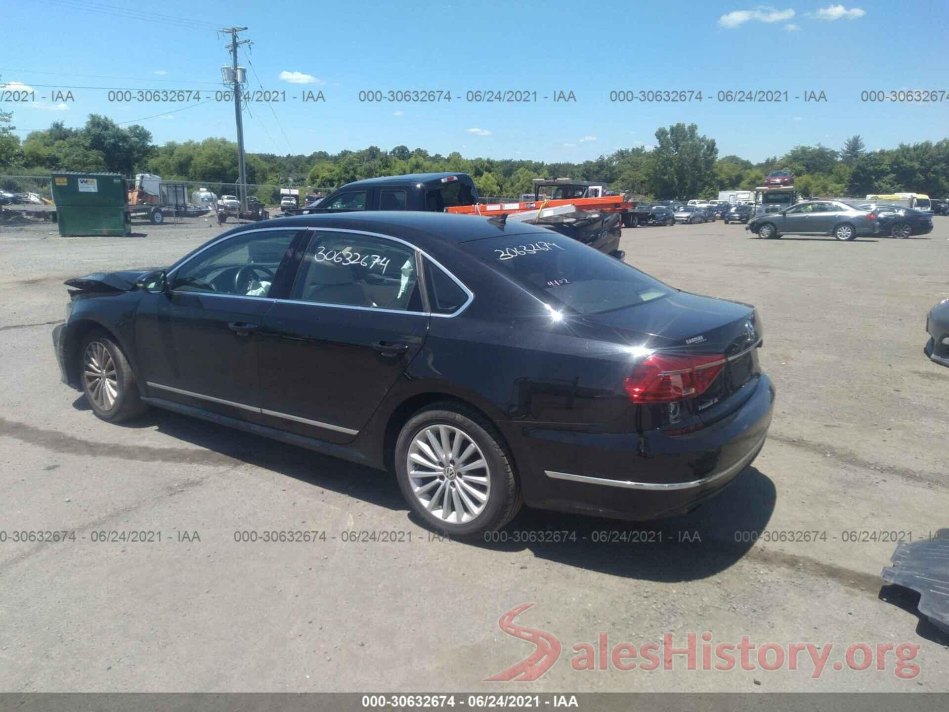 1VWBS7A35GC020612 2016 VOLKSWAGEN PASSAT