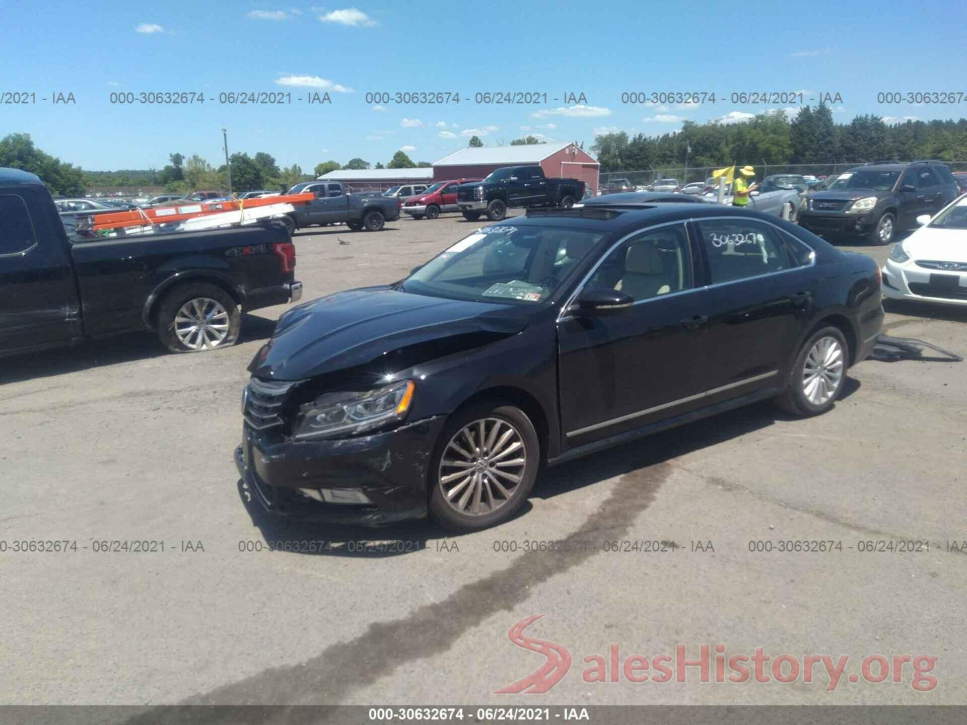 1VWBS7A35GC020612 2016 VOLKSWAGEN PASSAT