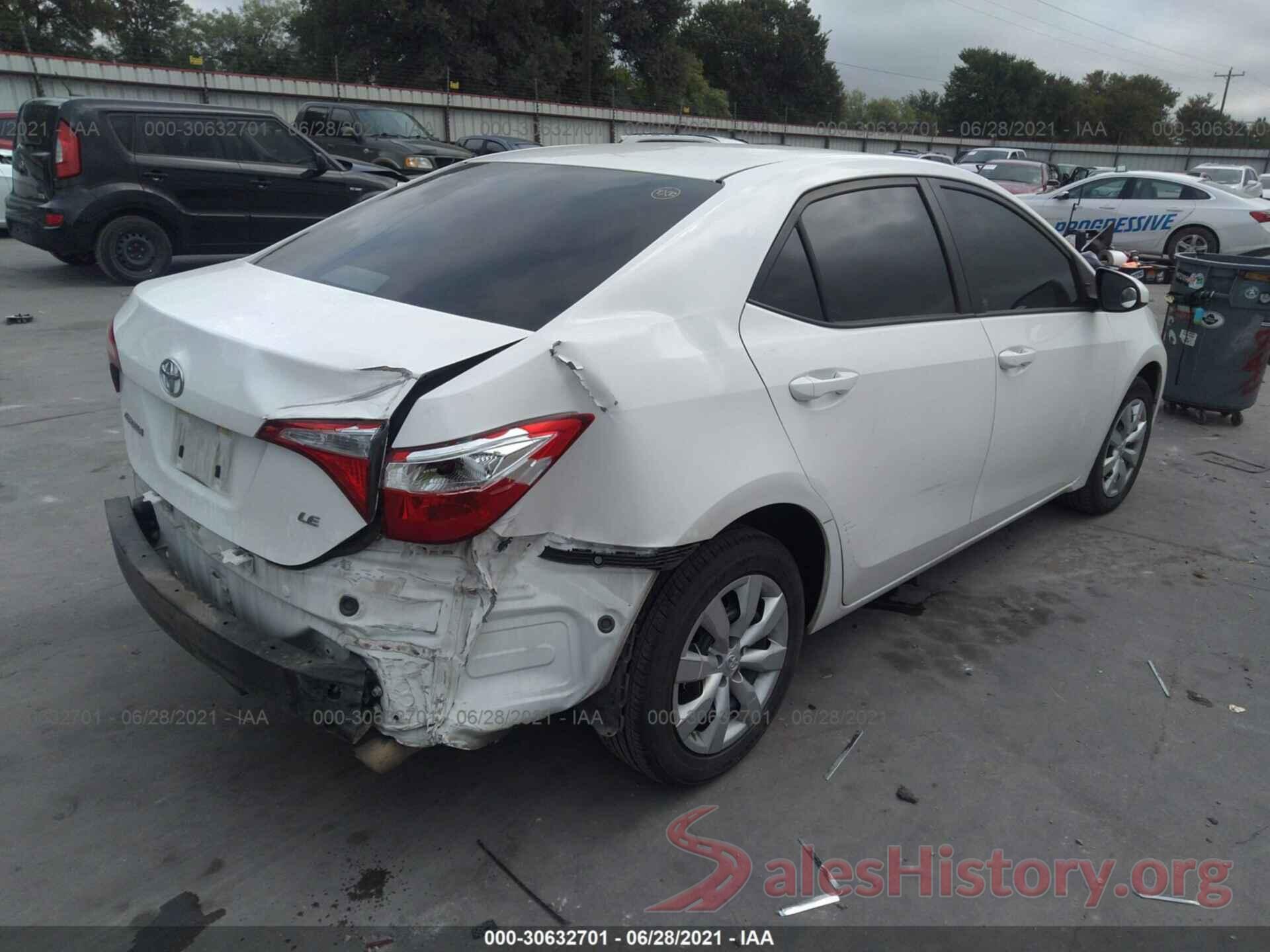 5YFBURHE7GP535442 2016 TOYOTA COROLLA