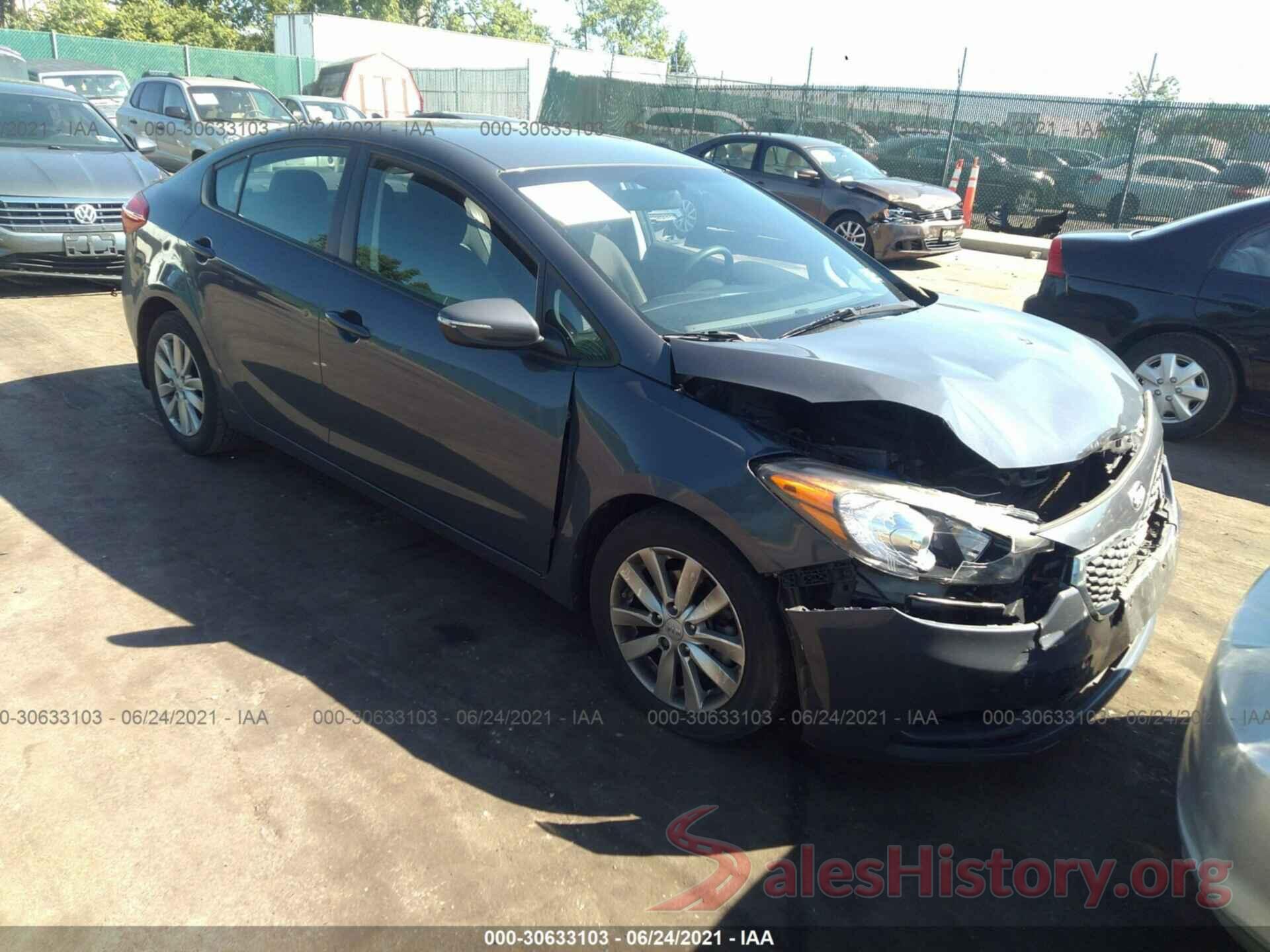 KNAFX4A66G5478904 2016 KIA FORTE