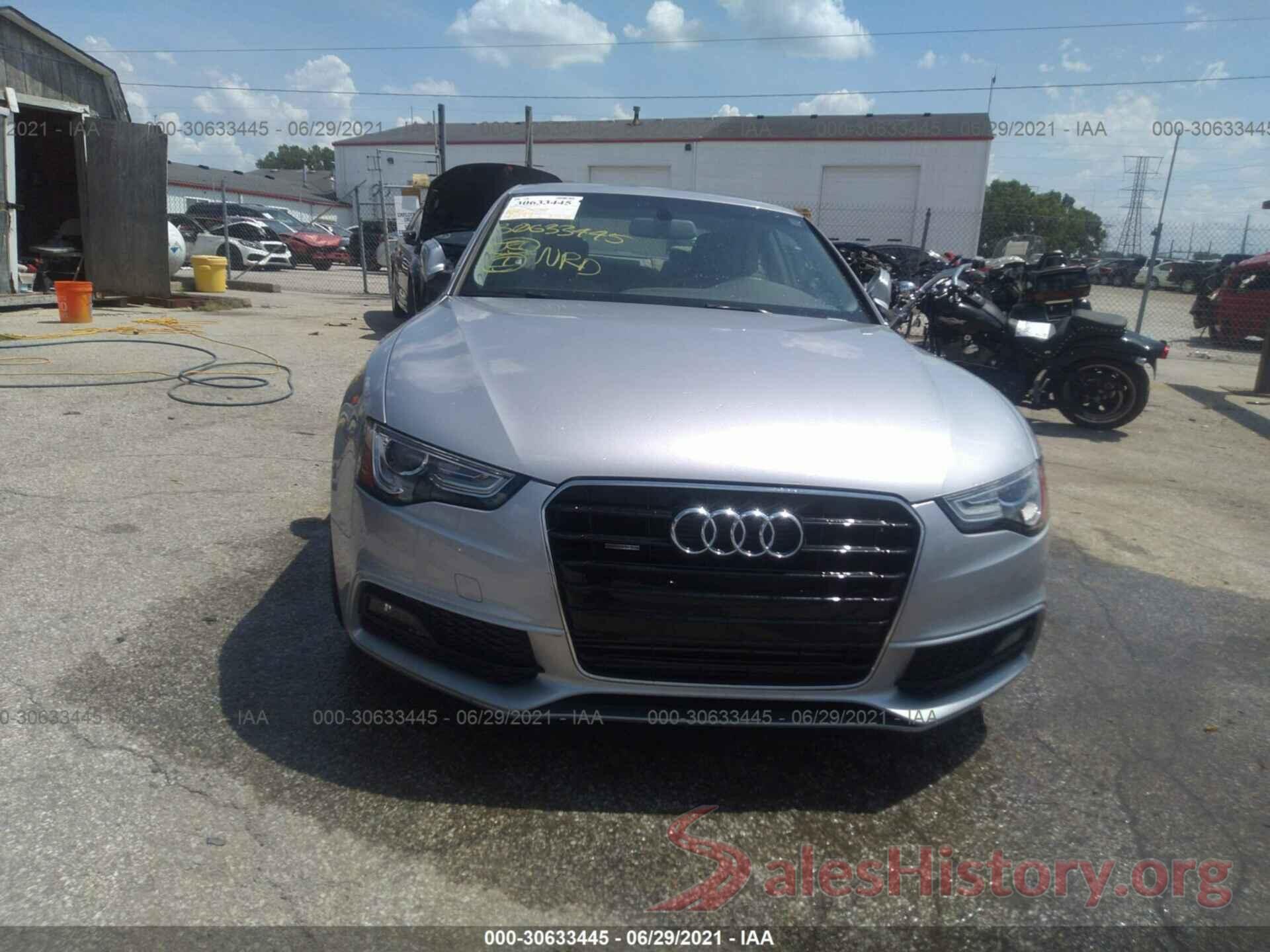 WAUD2AFR5GA007504 2016 AUDI A5