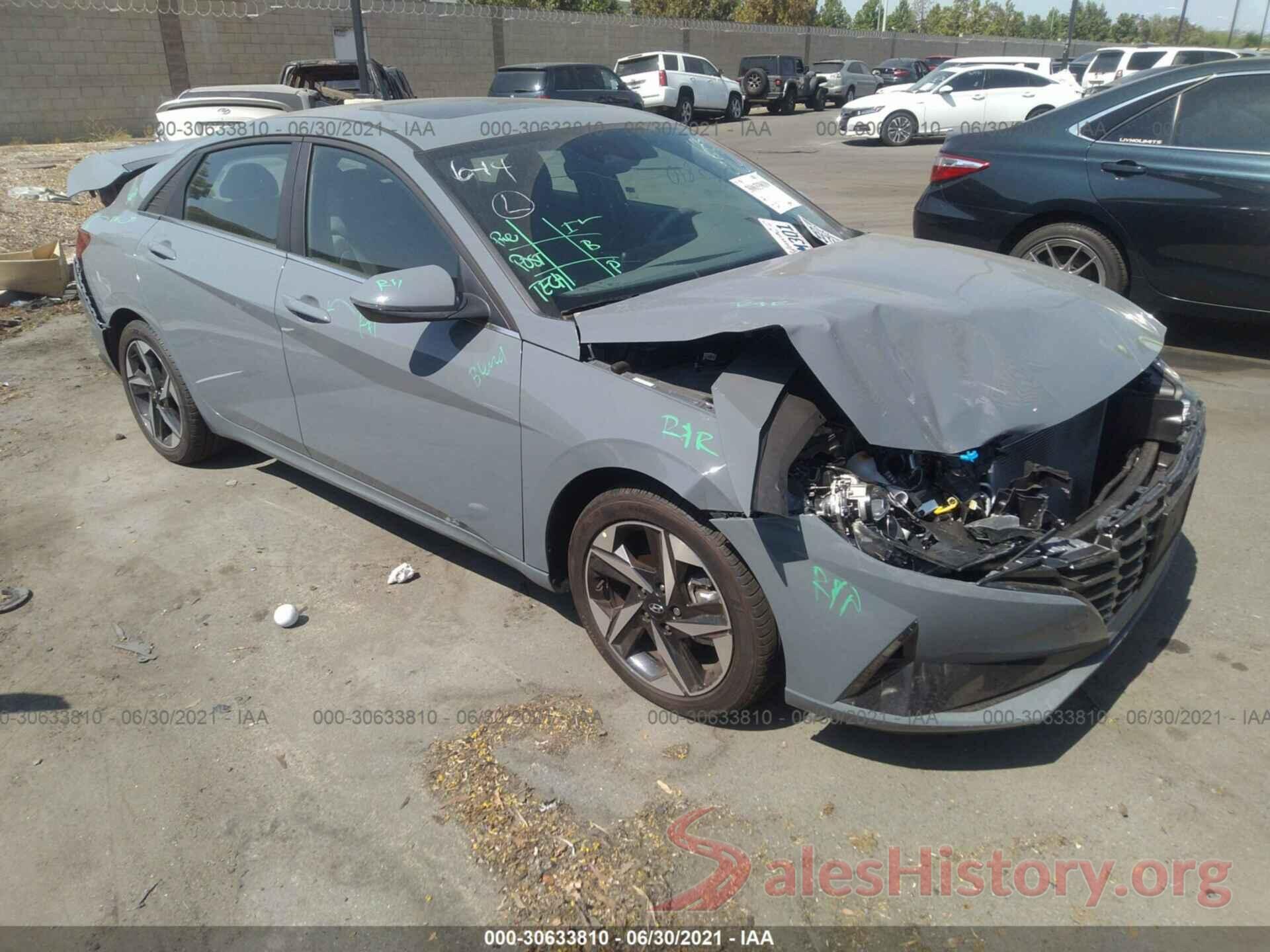 KMHLN4AG2MU091316 2021 HYUNDAI ELANTRA